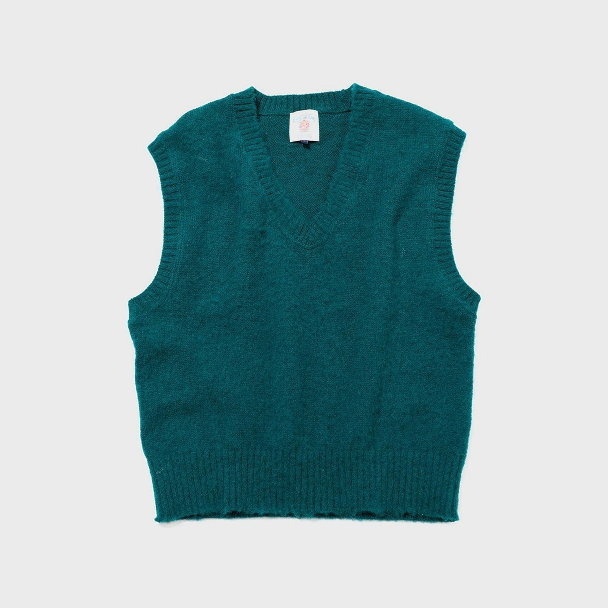 [Preorder] J.PRESS - SHAGGY DOG V-NECK VEST - Green