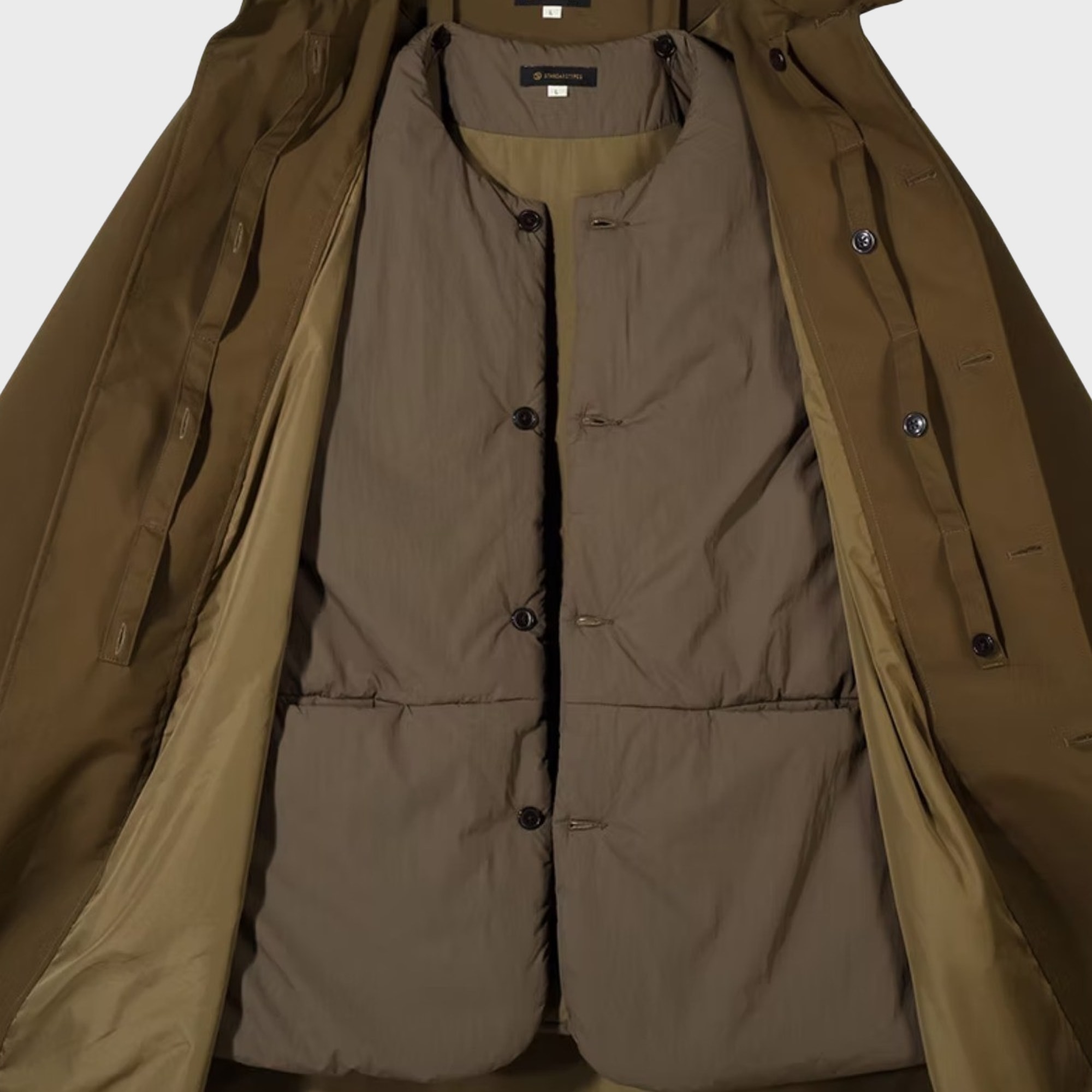 [PREORDER] [스탠다드타입스] STANDARDTYPES -ST122 ECW Parka with Liner Vest - Dark Oak