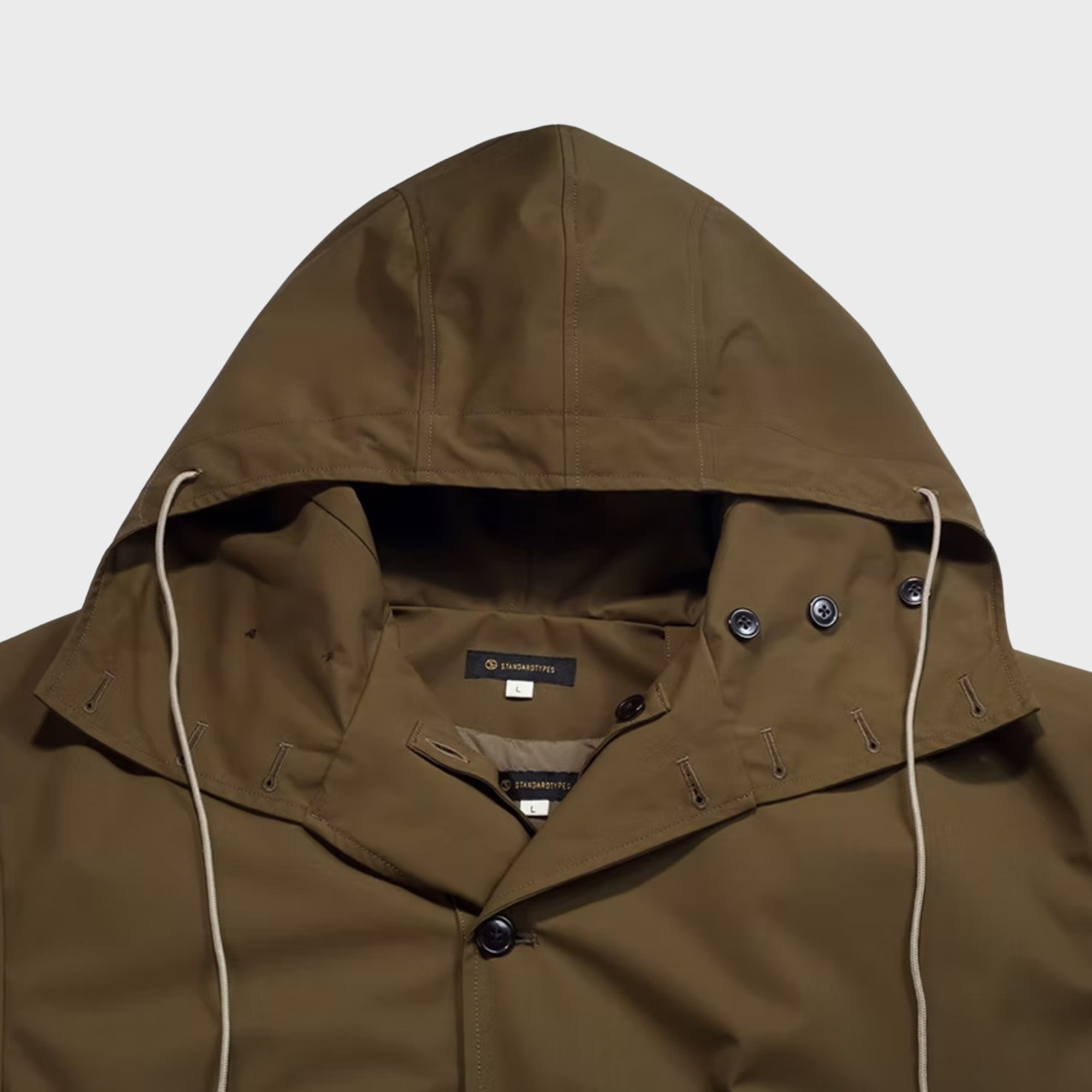 [PREORDER] [스탠다드타입스] STANDARDTYPES -ST122 ECW Parka with Liner Vest - Dark Oak