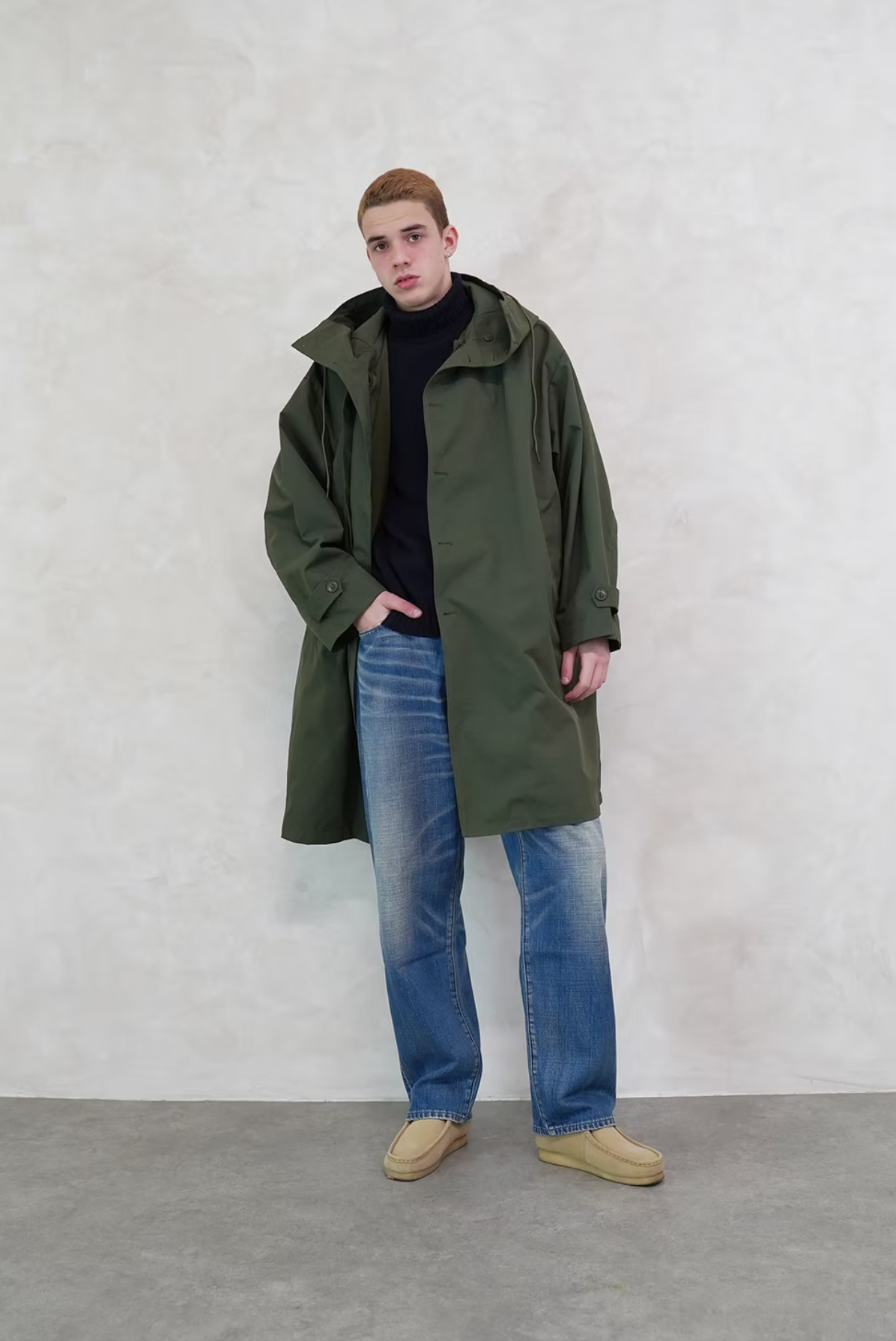 [PREORDER] [스탠다드타입스] STANDARDTYPES -ST122 ECW Parka with Liner Vest - Green
