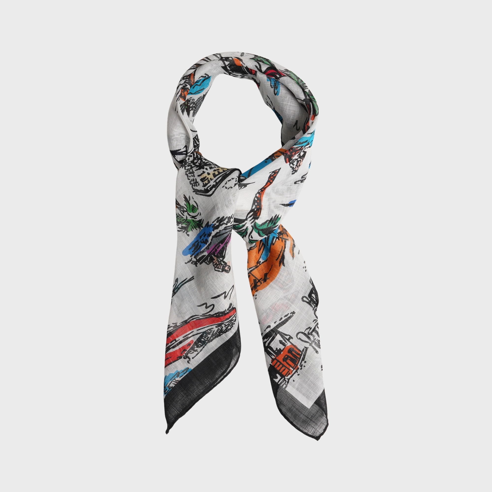[아큐리] frank bandana 02_1 - White