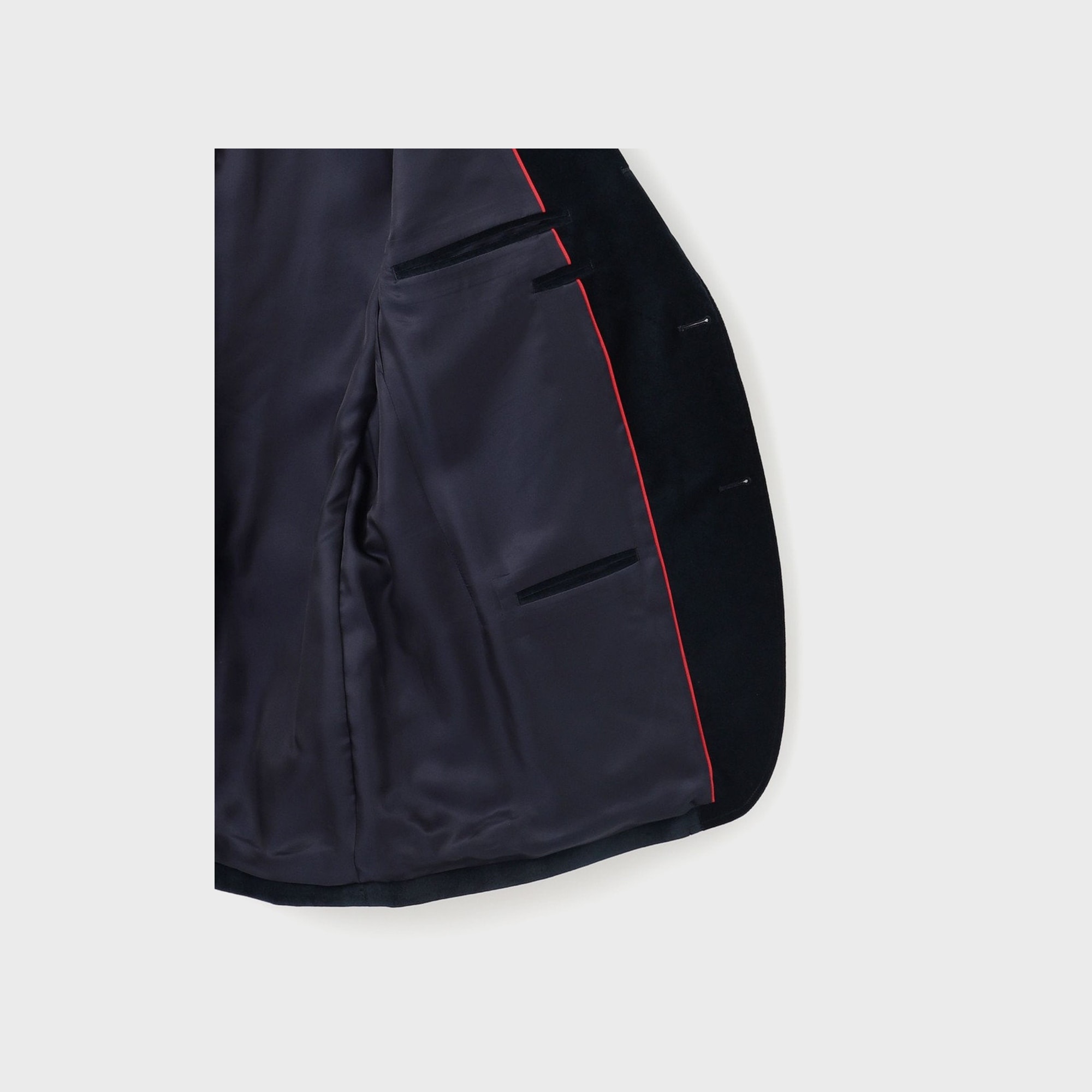 J.PRESS velvet blazer interior right