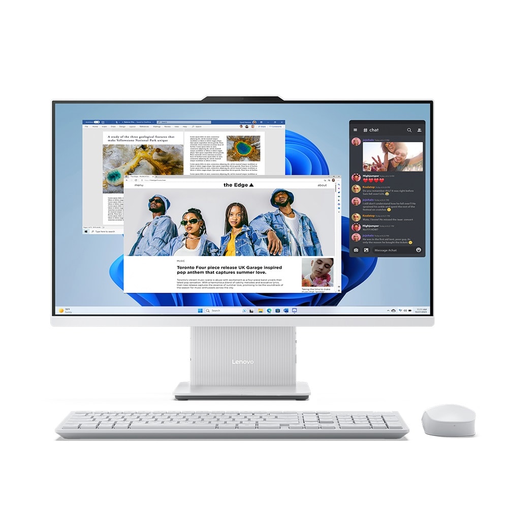 레노버 IdeaCentre AIO 3 27IRH9 (Windows 11) 27형 일체형 PC i5-13420H 학습용 사무용 컴퓨터 F0HM00MTKR 키보드 마우스 포함
