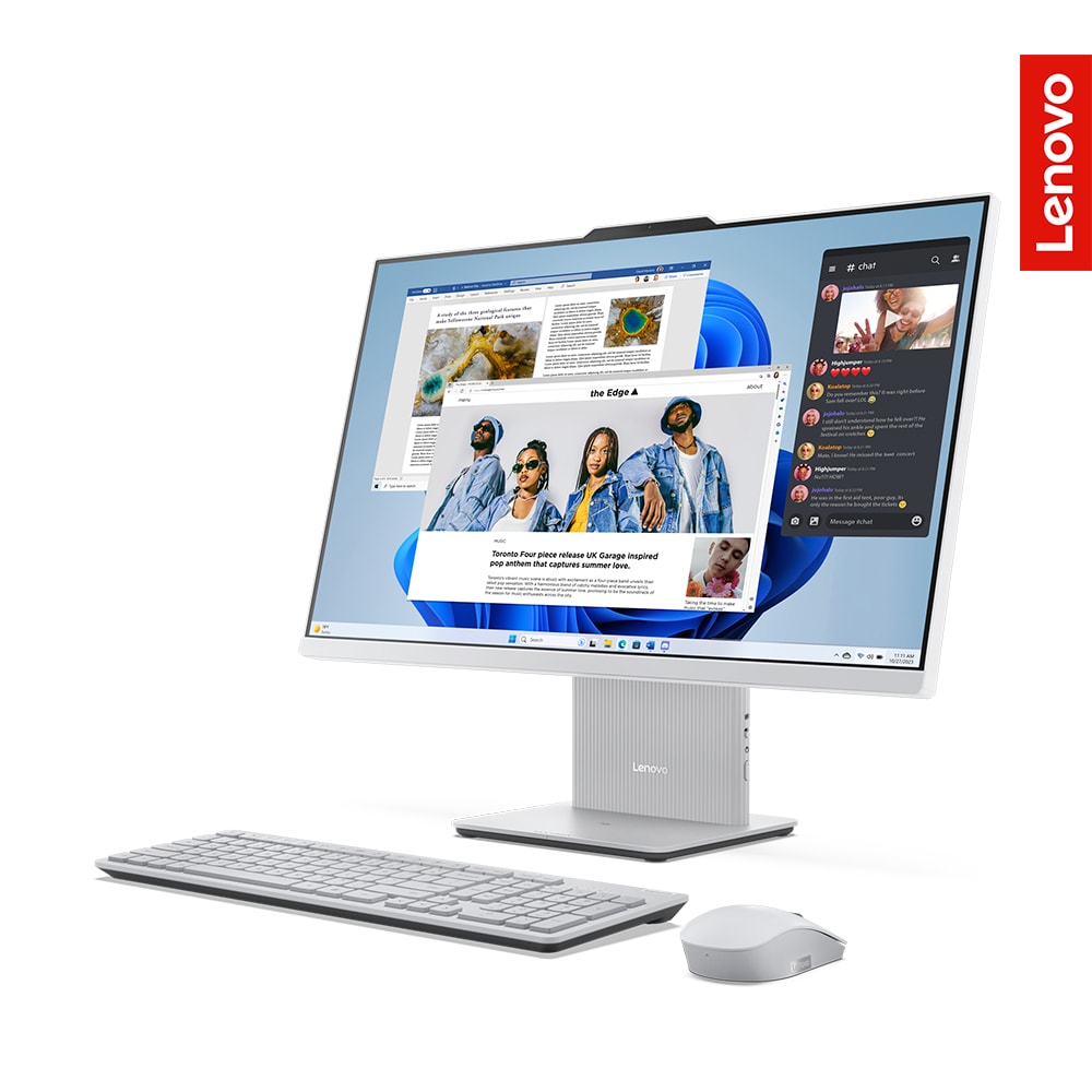 레노버 IdeaCentre AIO 3 27IRH9 (Windows 11) 27형 일체형 PC i5-13420H 학습용 사무용 컴퓨터 F0HM00MTKR 키보드 마우스 포함