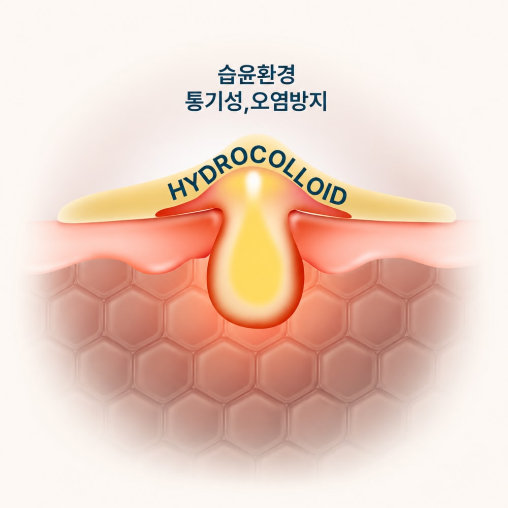 원에이드 네피덤 2매입 10x10cm 습윤밴드 진물 상처밴드 멸균 보호 잘라쓰는 하이콜로이드 드레싱