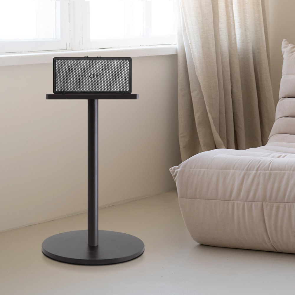 QOQ 원목 스피커 스탠드 우드 거치대 마샬 스탠모어 액톤 브리츠 우퍼 받침대 높이 60cm