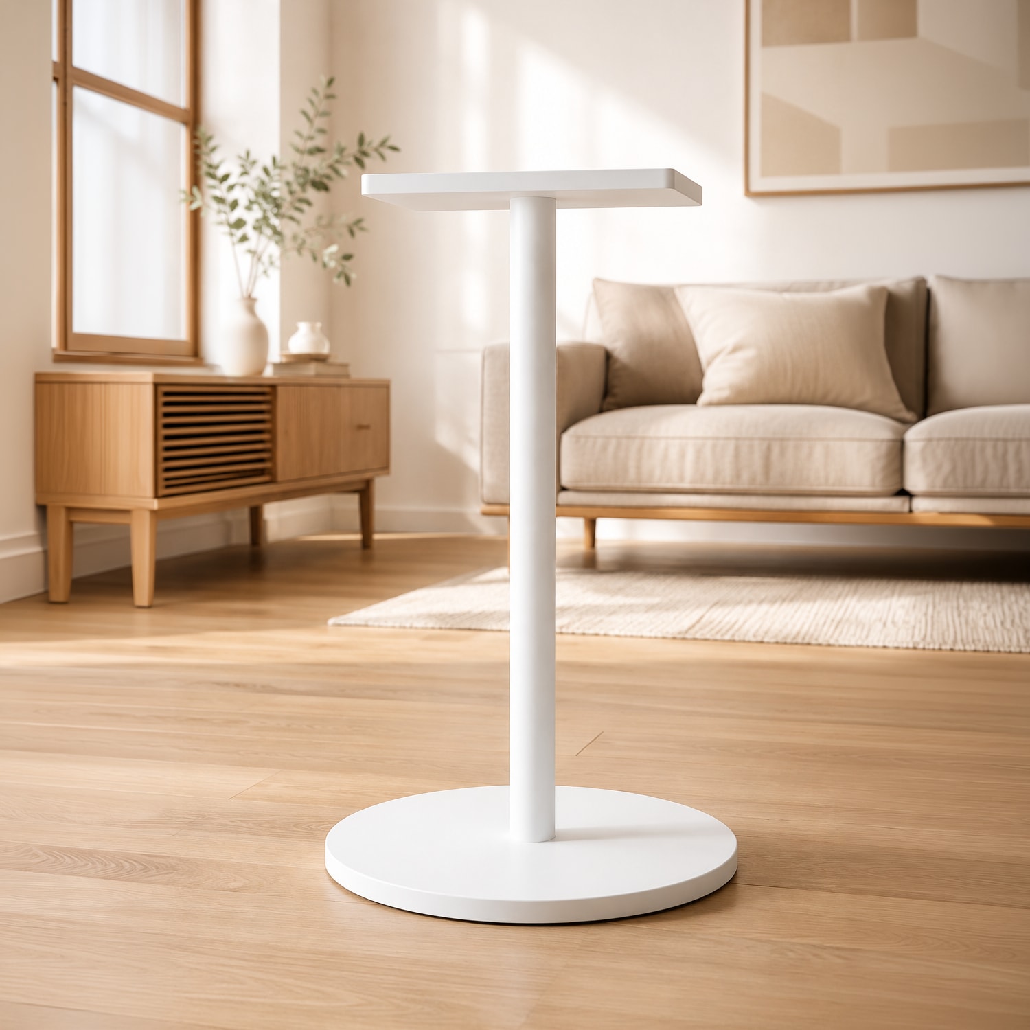 QOQ 원목 스피커 스탠드 우드 거치대 마샬 스탠모어 액톤 브리츠 우퍼 받침대 높이 60cm