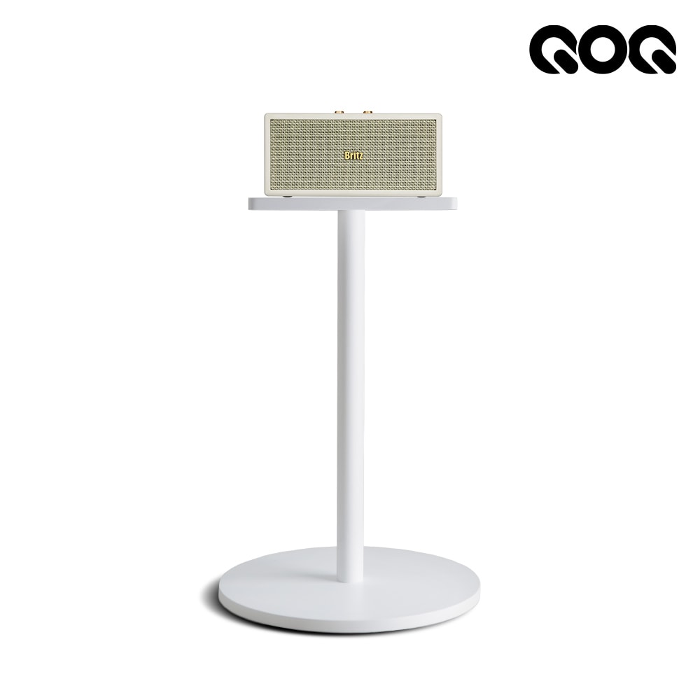 QOQ 원목 스피커 스탠드 우드 거치대 마샬 스탠모어 액톤 브리츠 우퍼 받침대 높이 60cm