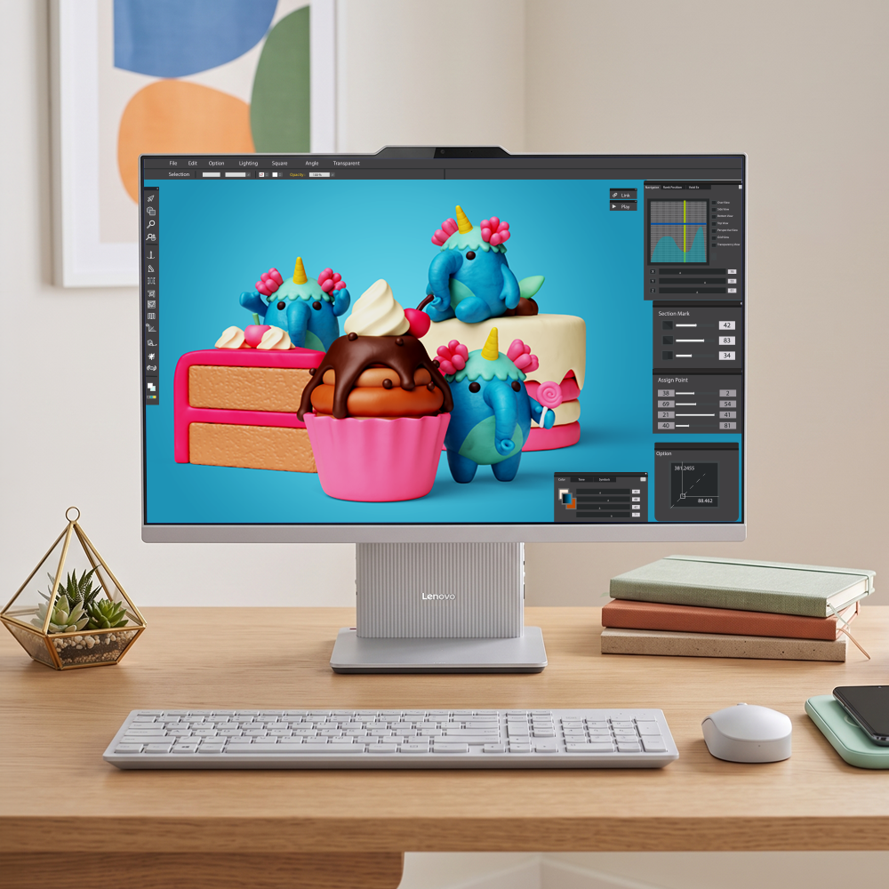 레노버 IdeaCentre AIO 27ILL11 27형 일체형 PC U5 16GB 512GB OS미포함 학습용 사무용 올인원 컴퓨터 데스크탑 F0JW0016KR 키보드 마우스 포함