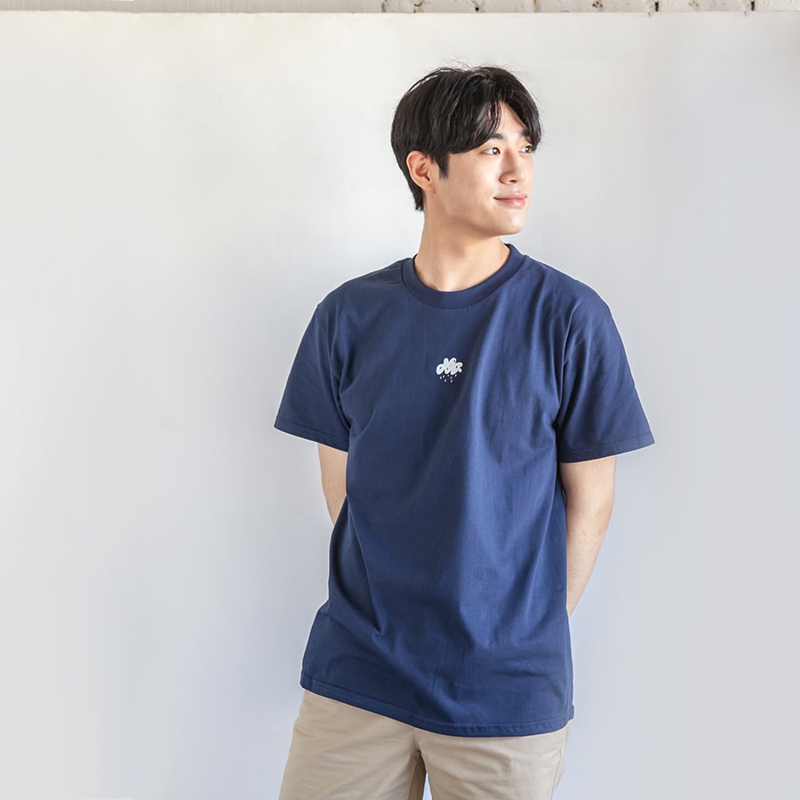 구름 티셔츠 (네이비)