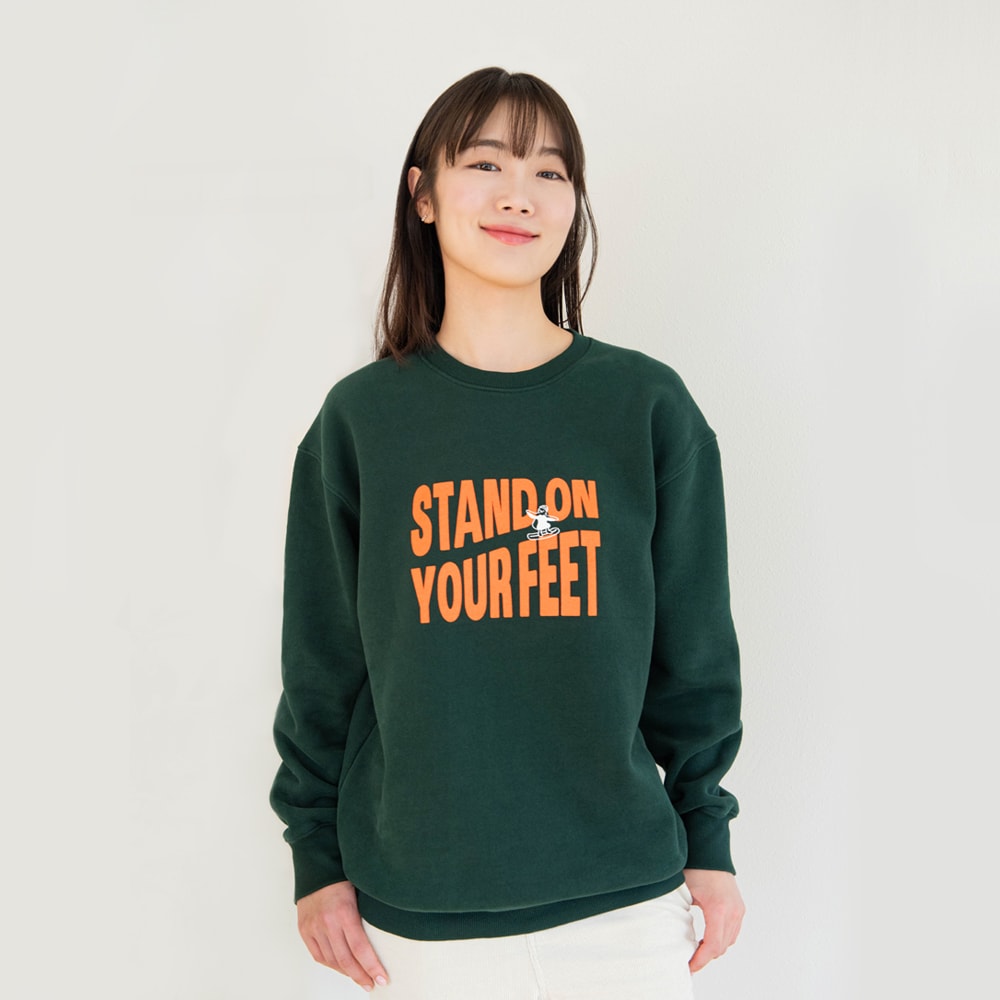 허들링 딥그린 맨투맨