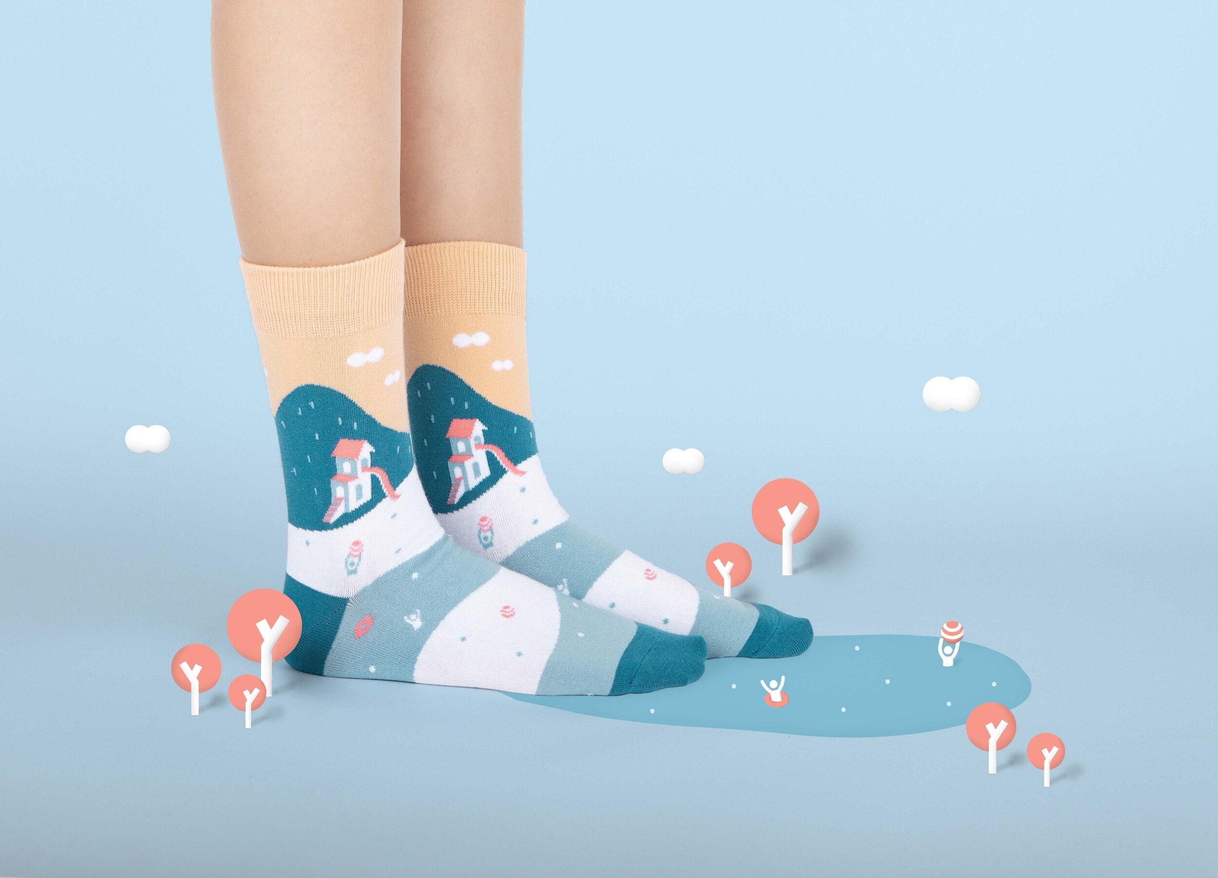 소이프 디자인 양말 5종 세트