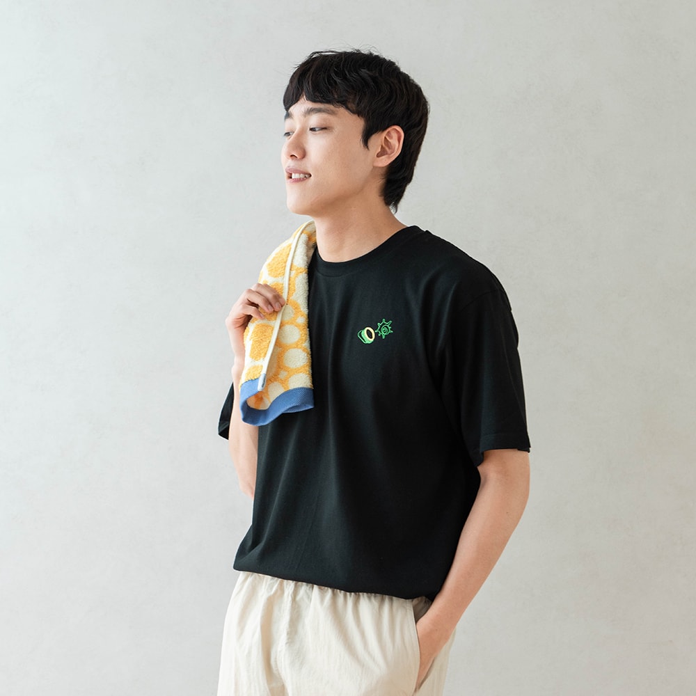 제주 버킷 티셔츠 (블랙)