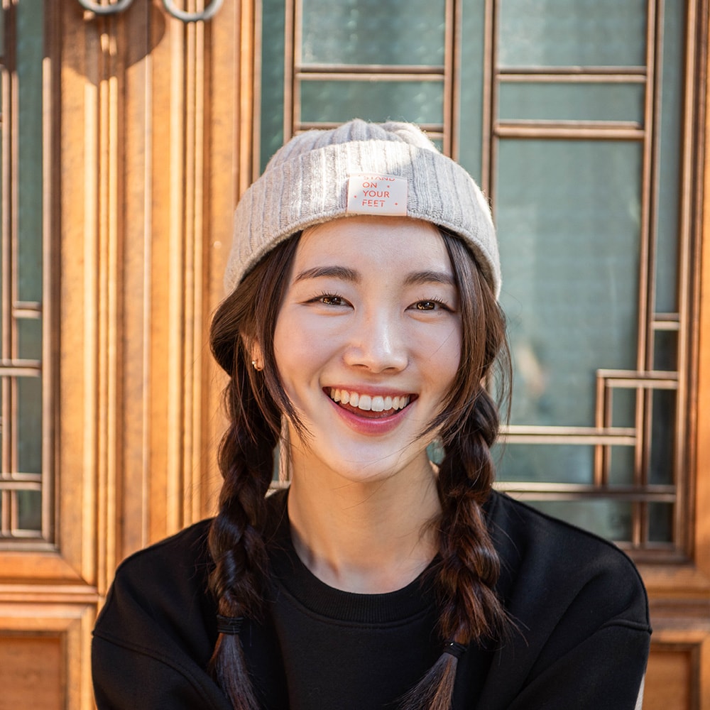 허들링 울 비니 (오트밀)