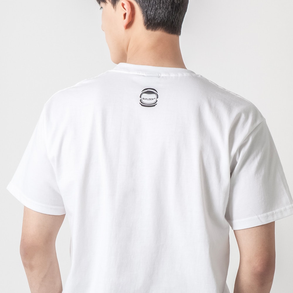 홀마핸 티셔츠(DESIGN1) 화이트