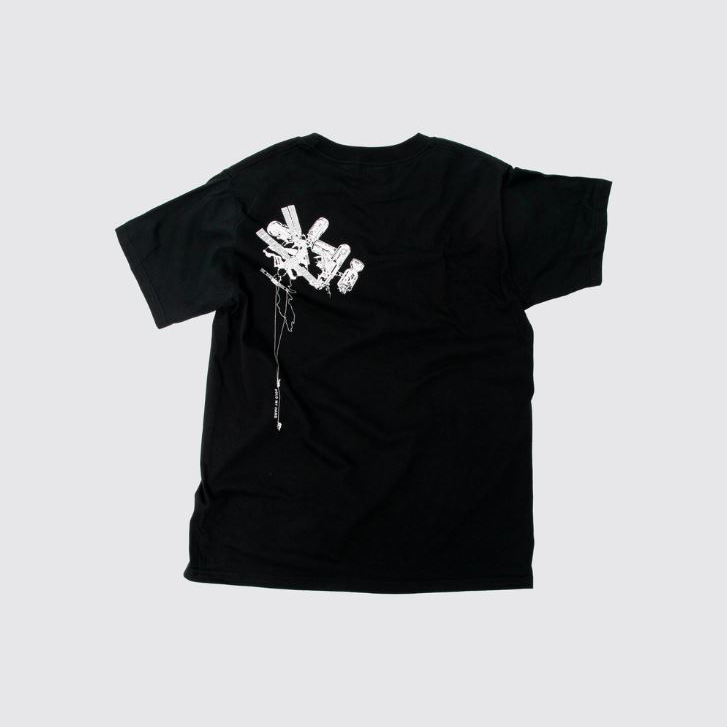홀마핸 티셔츠 (DESIGN 2) 블랙
