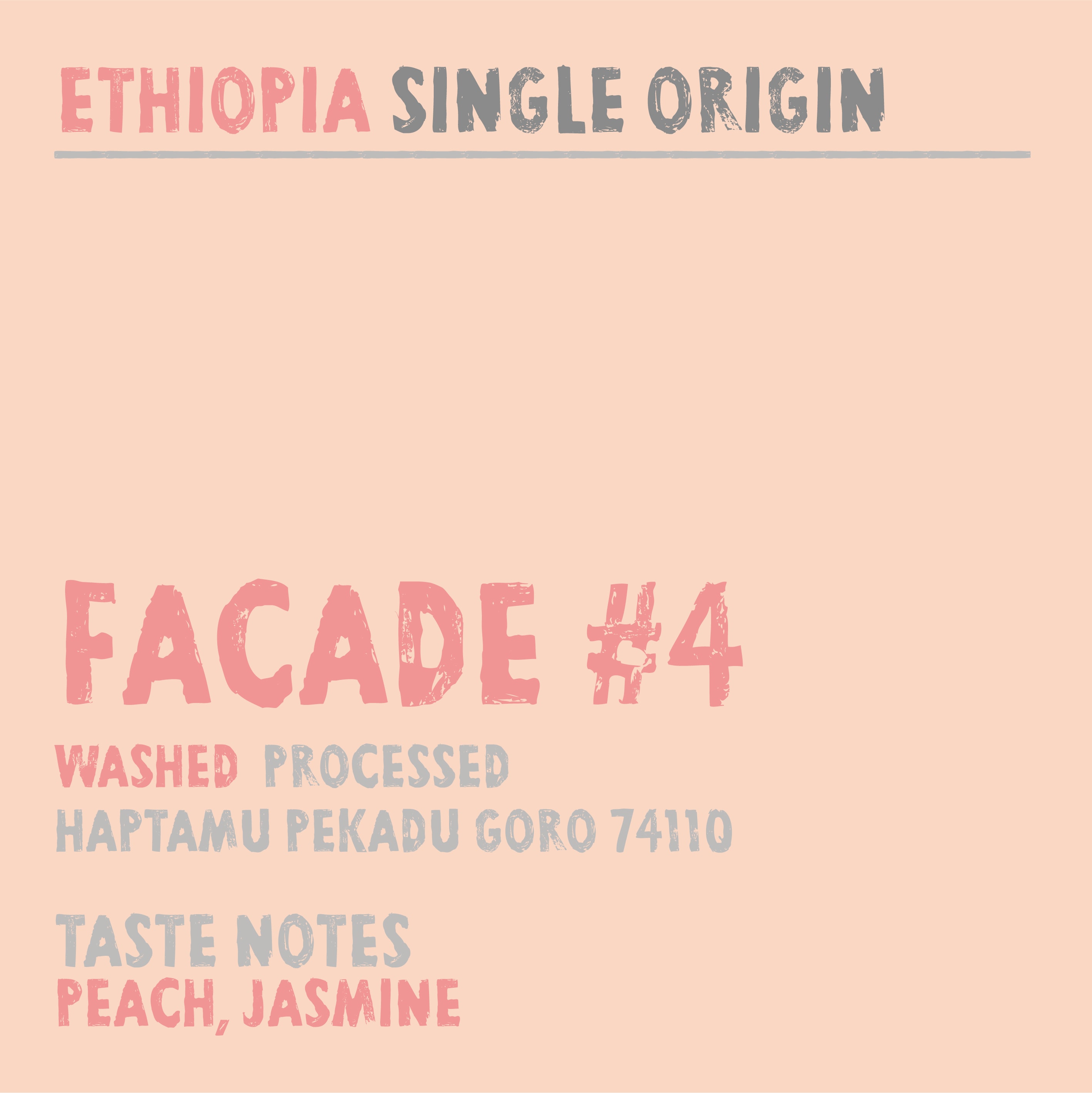 FACADE #4 - Ethiopia Single Origin