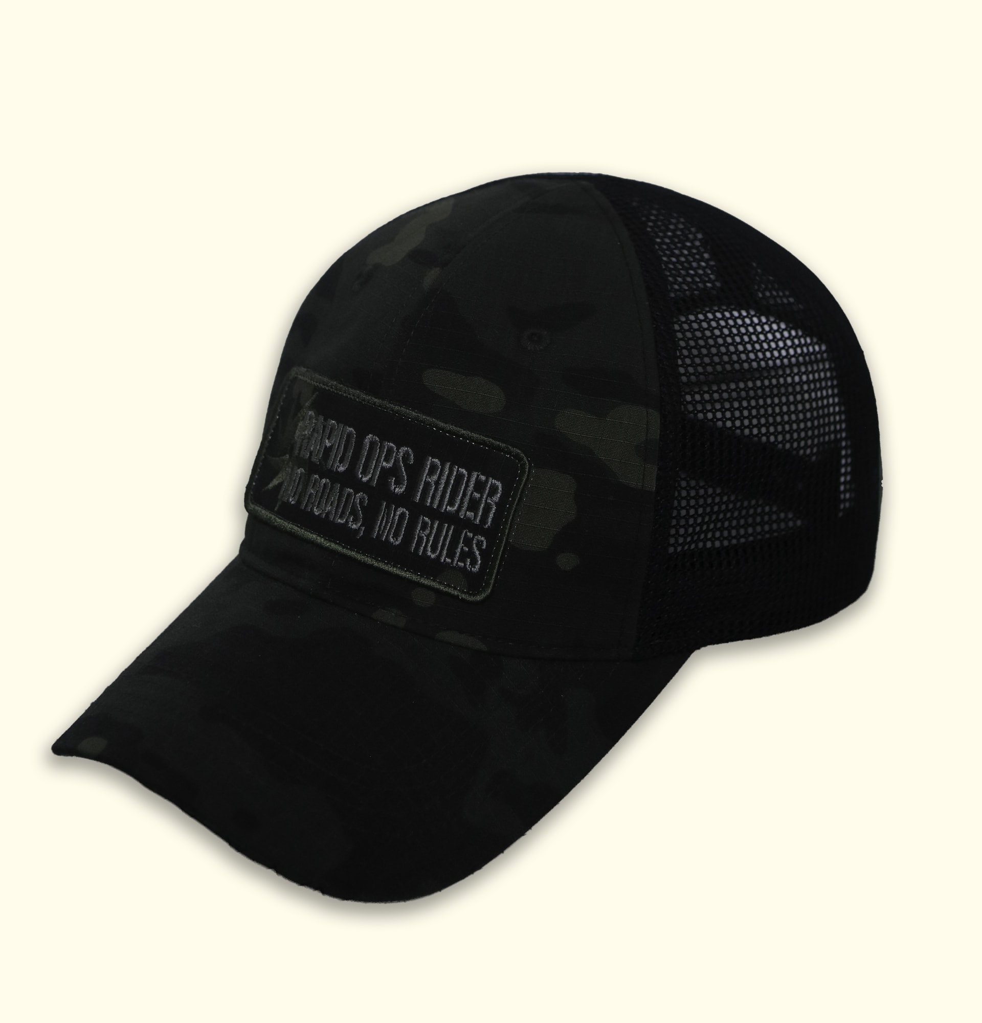 RAPID OPS MESH CAP BLAKC MULTICAM CAMO
