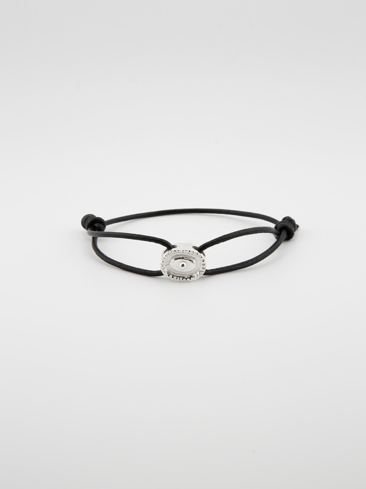 Crown leather bracelet (Turquoise blue, Black)