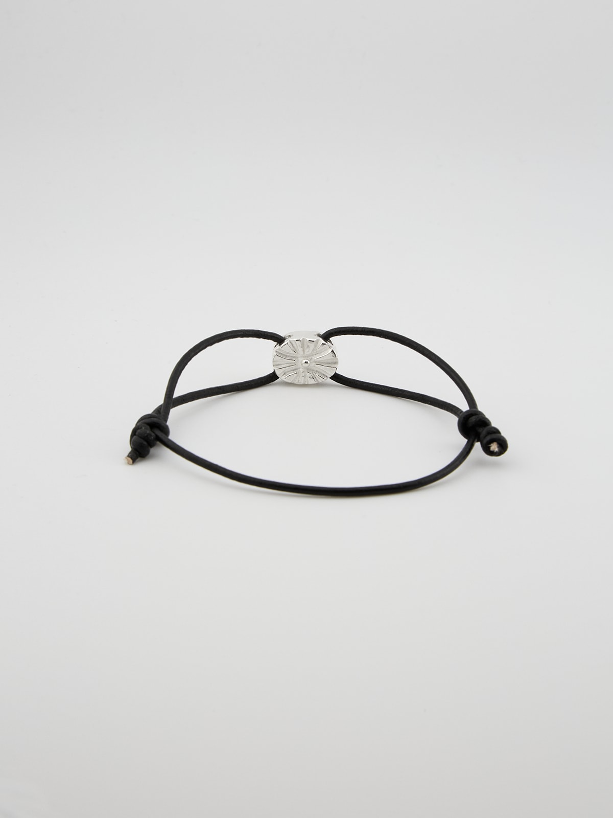 Crown leather bracelet (Turquoise blue, Black)