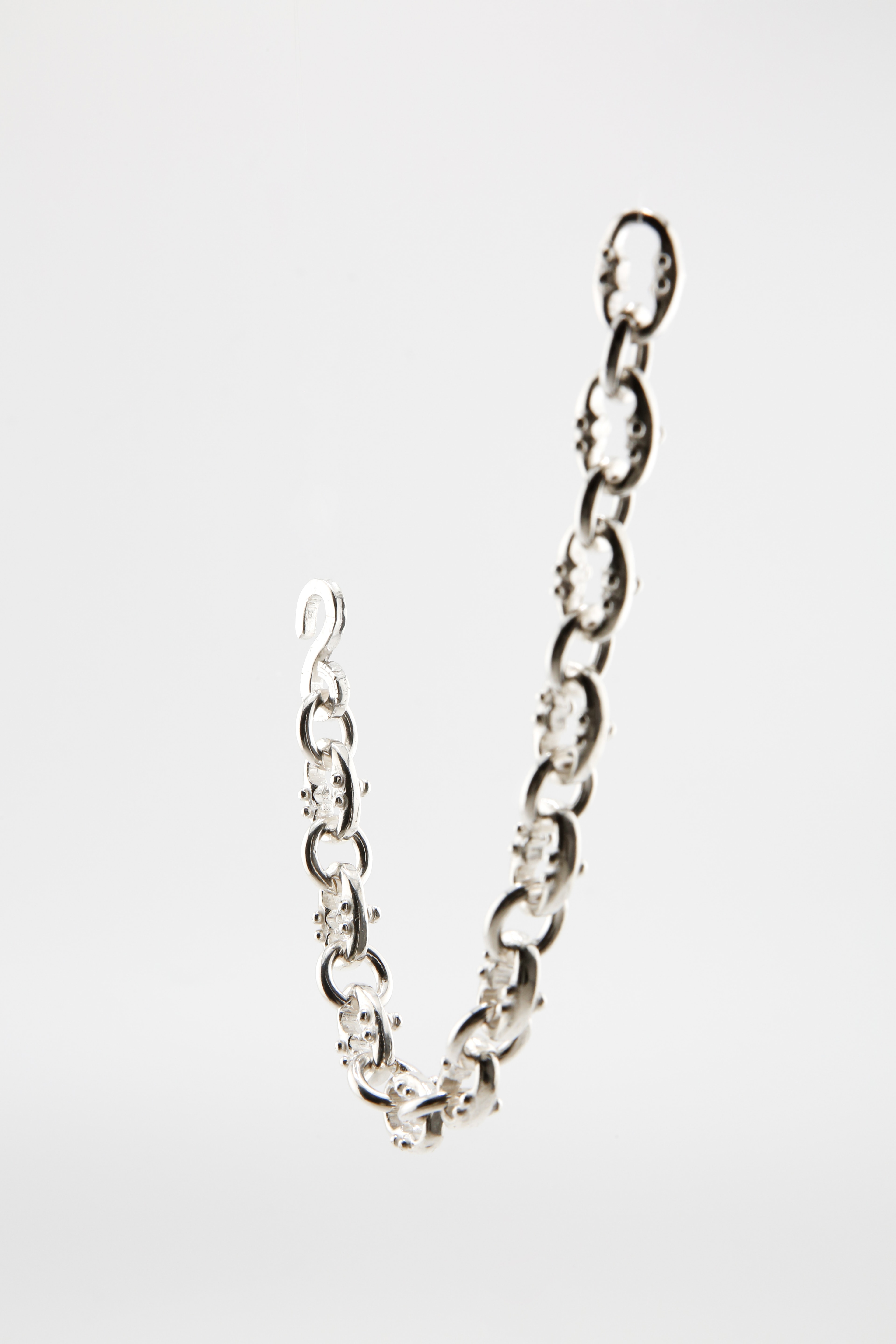 Ball point chain bracelet with hook