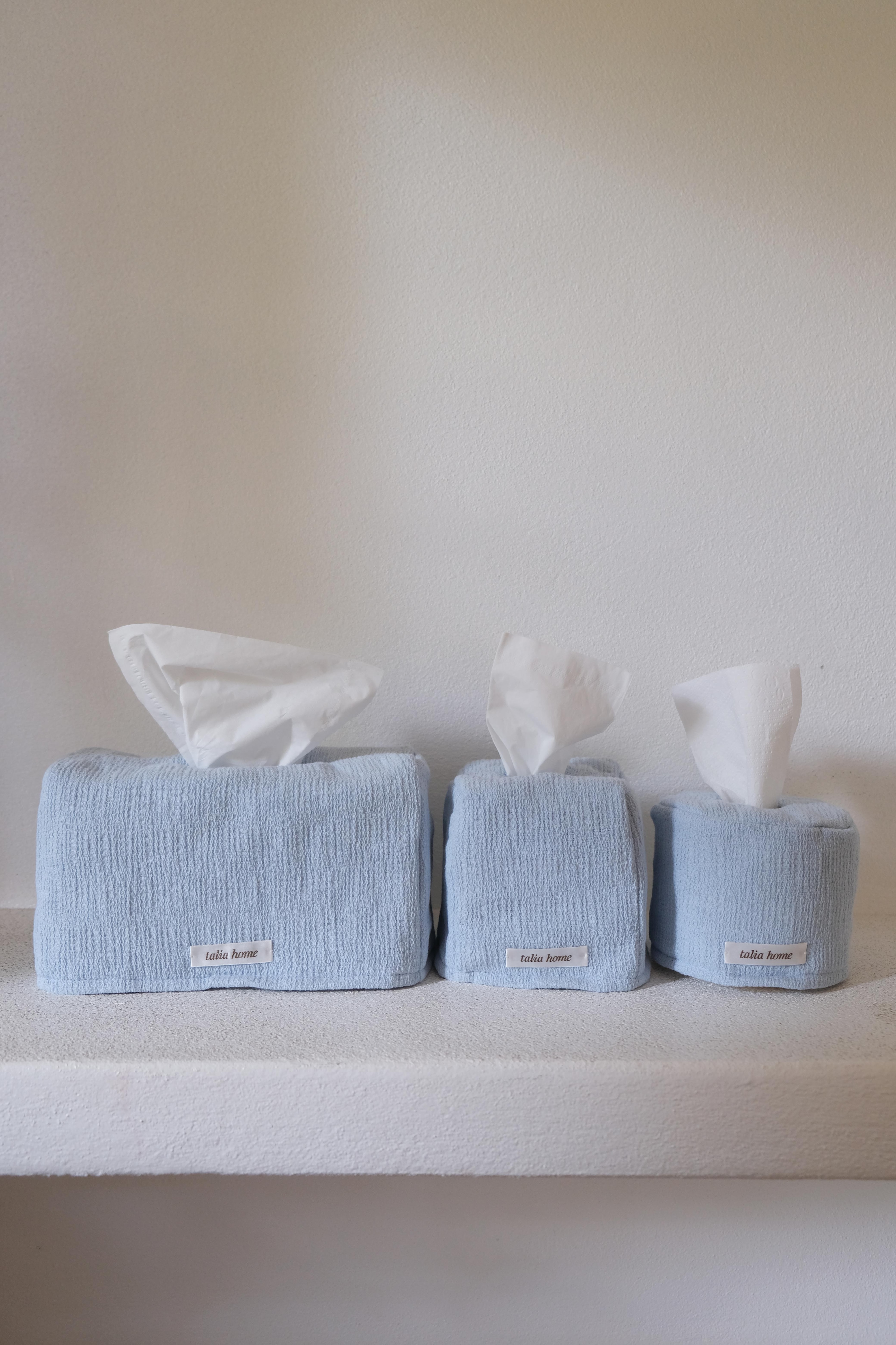 Twill tissue case (skyblue)