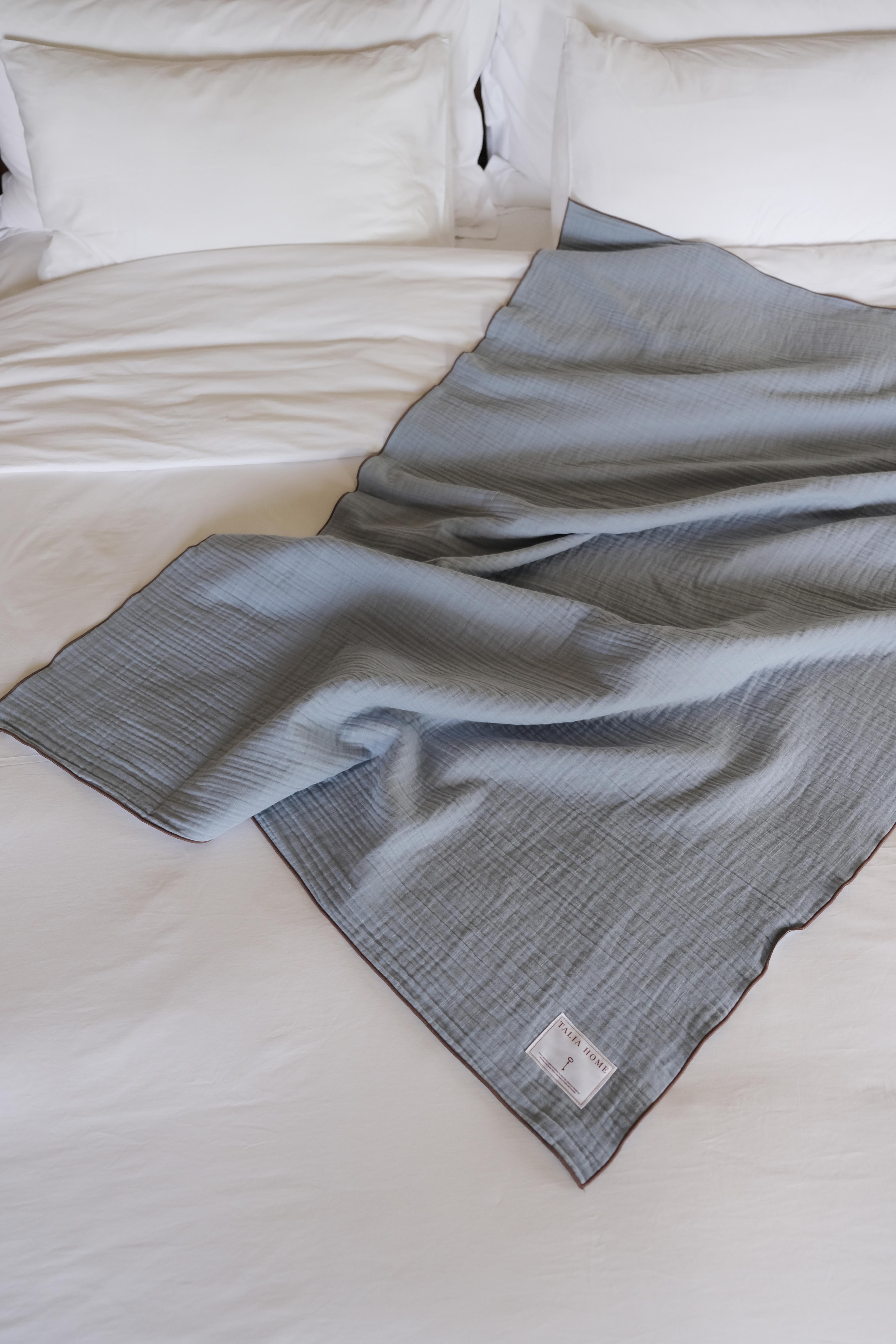 Yoru gauze blanket (skyblue)