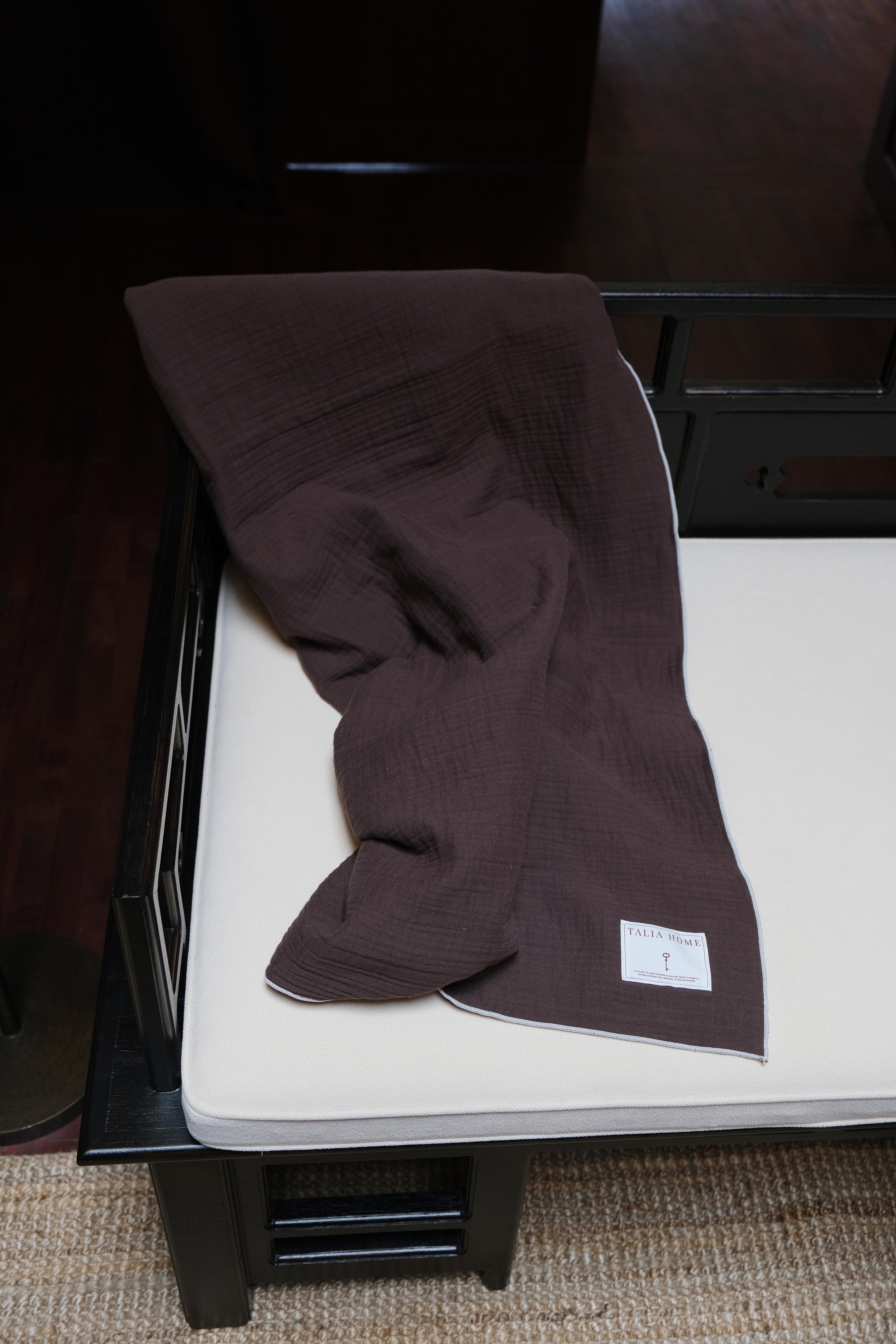 Yoru gauze blanket (brown)