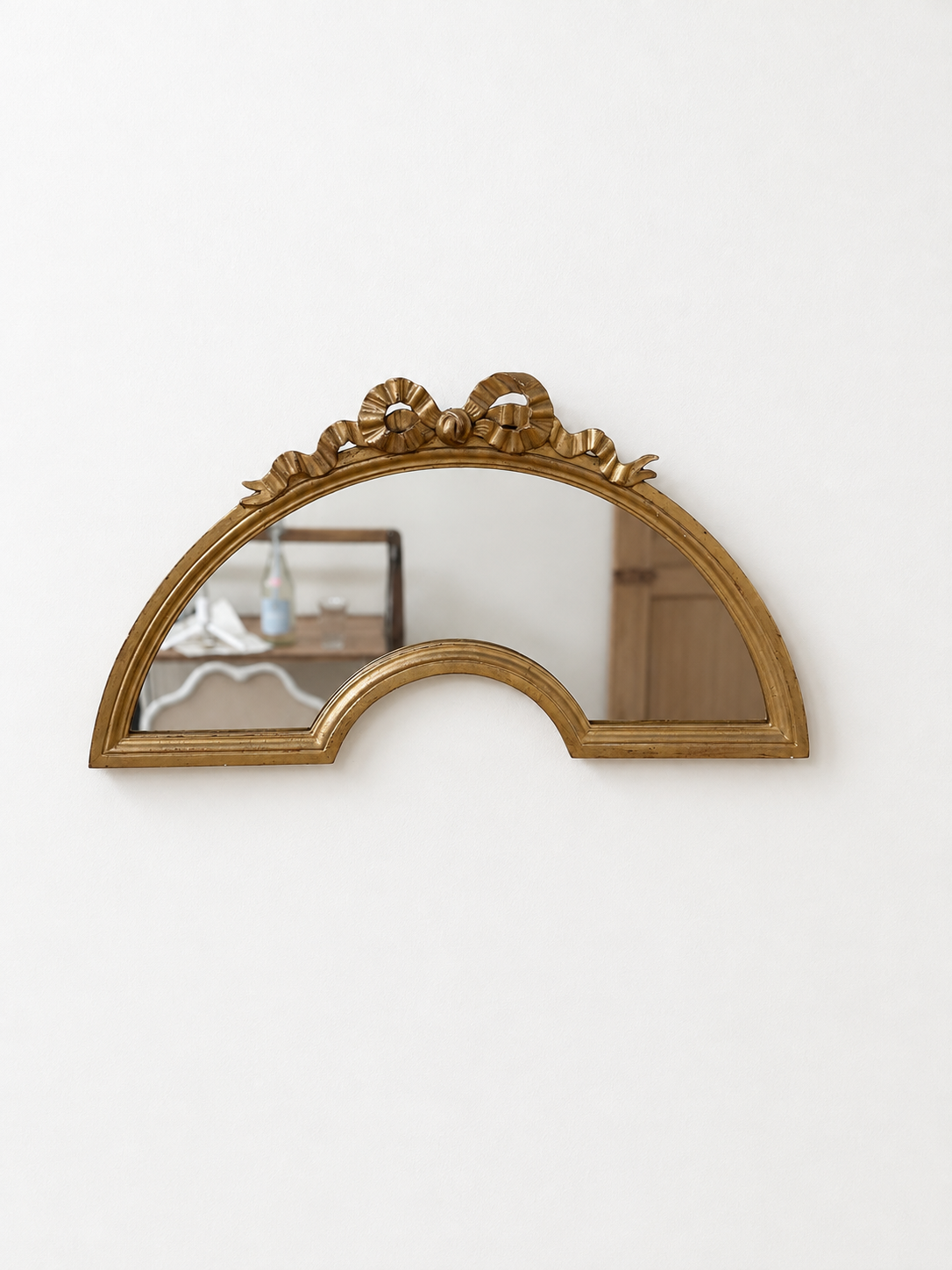 French Ribbon Arch Mirror