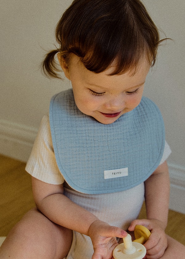 [Regular] reversible gauze bib (5 colors)