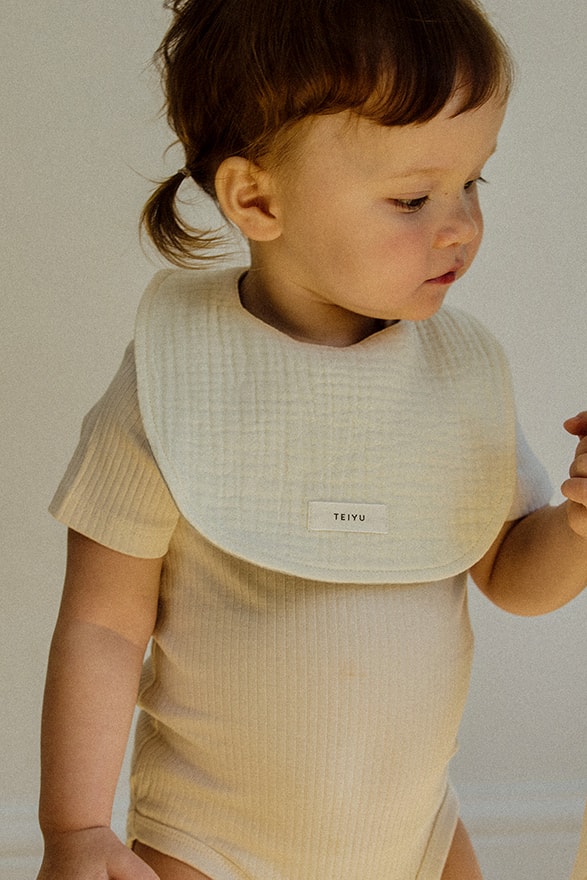 [Regular] reversible gauze bib (5 colors)