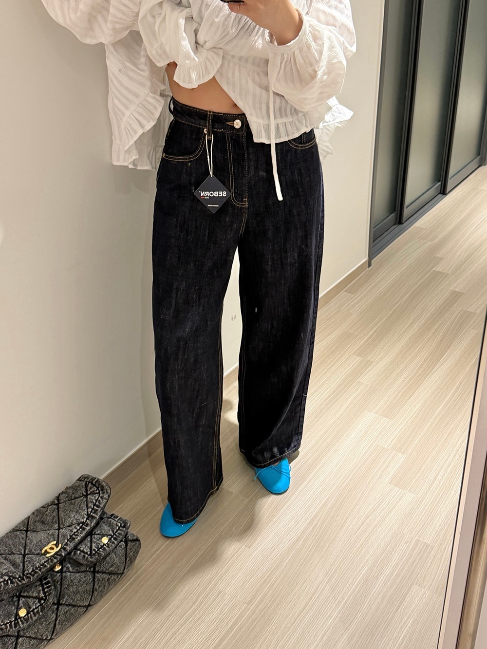 템퍼 생지 데님 (s-xl)
