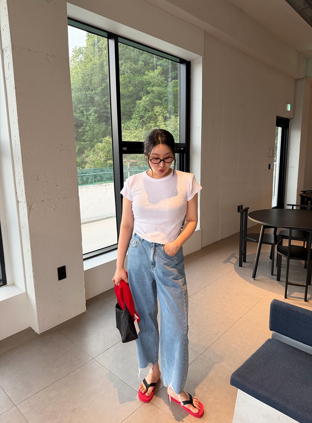 데미 커브 데님 (s-xl)