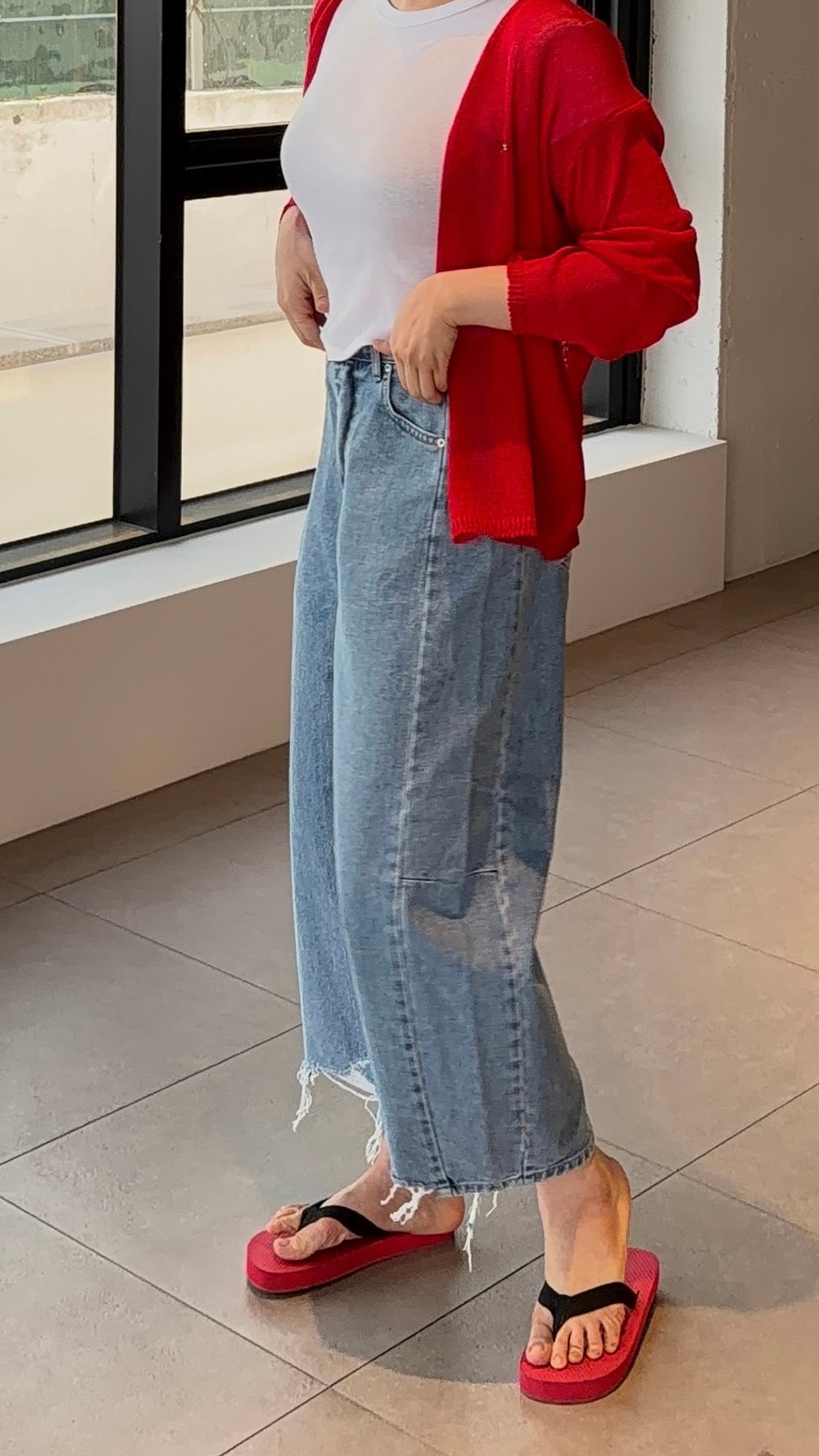 데미 커브 데님 (s-xl)