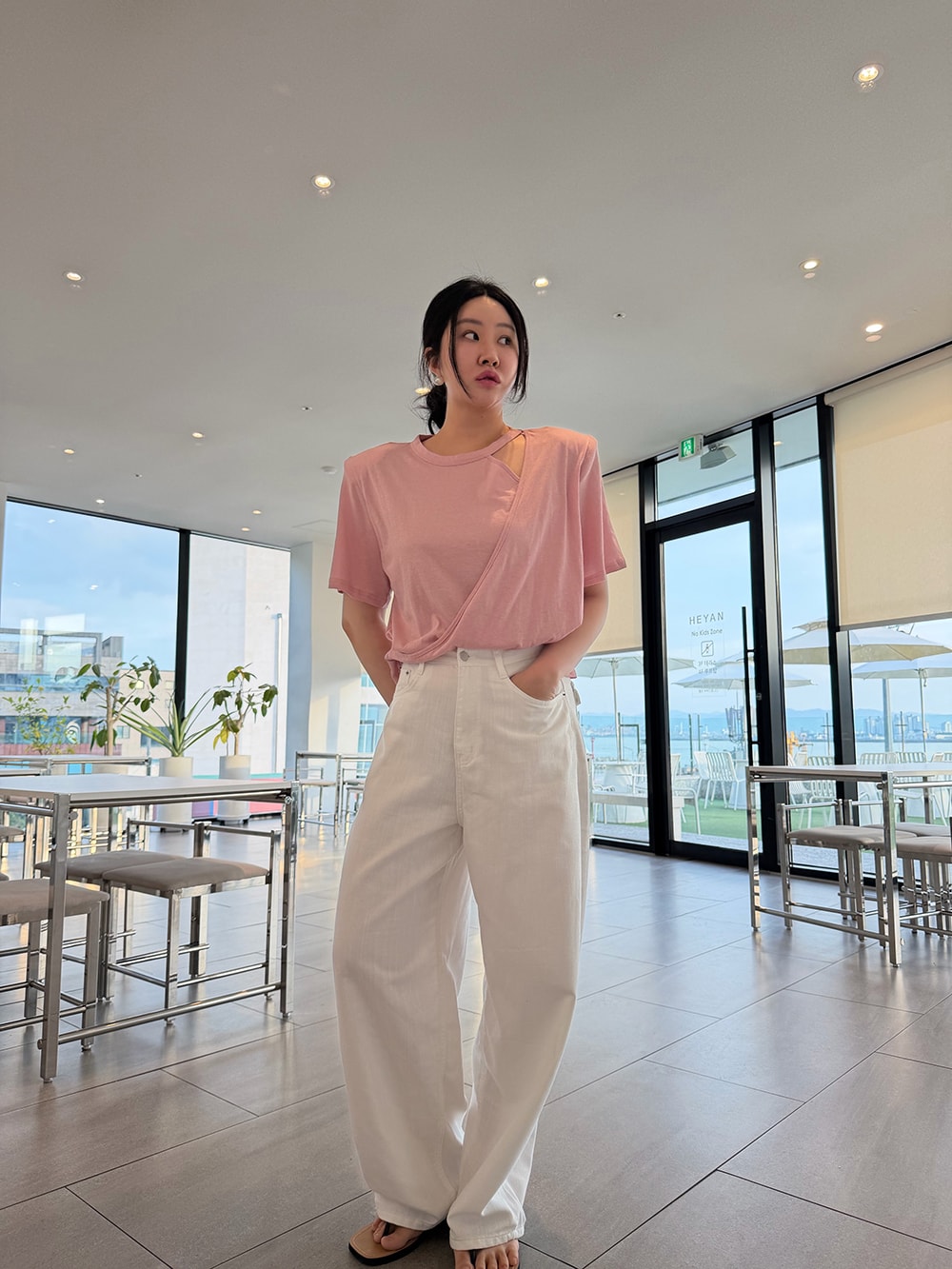 베일 티셔츠 (3color)