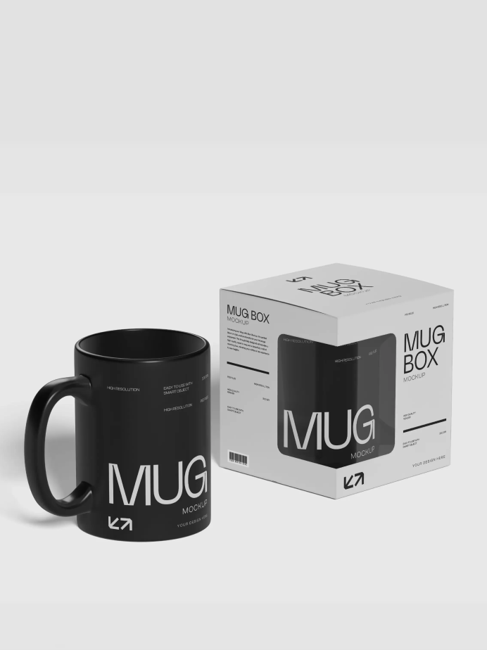 The buttons mug cup