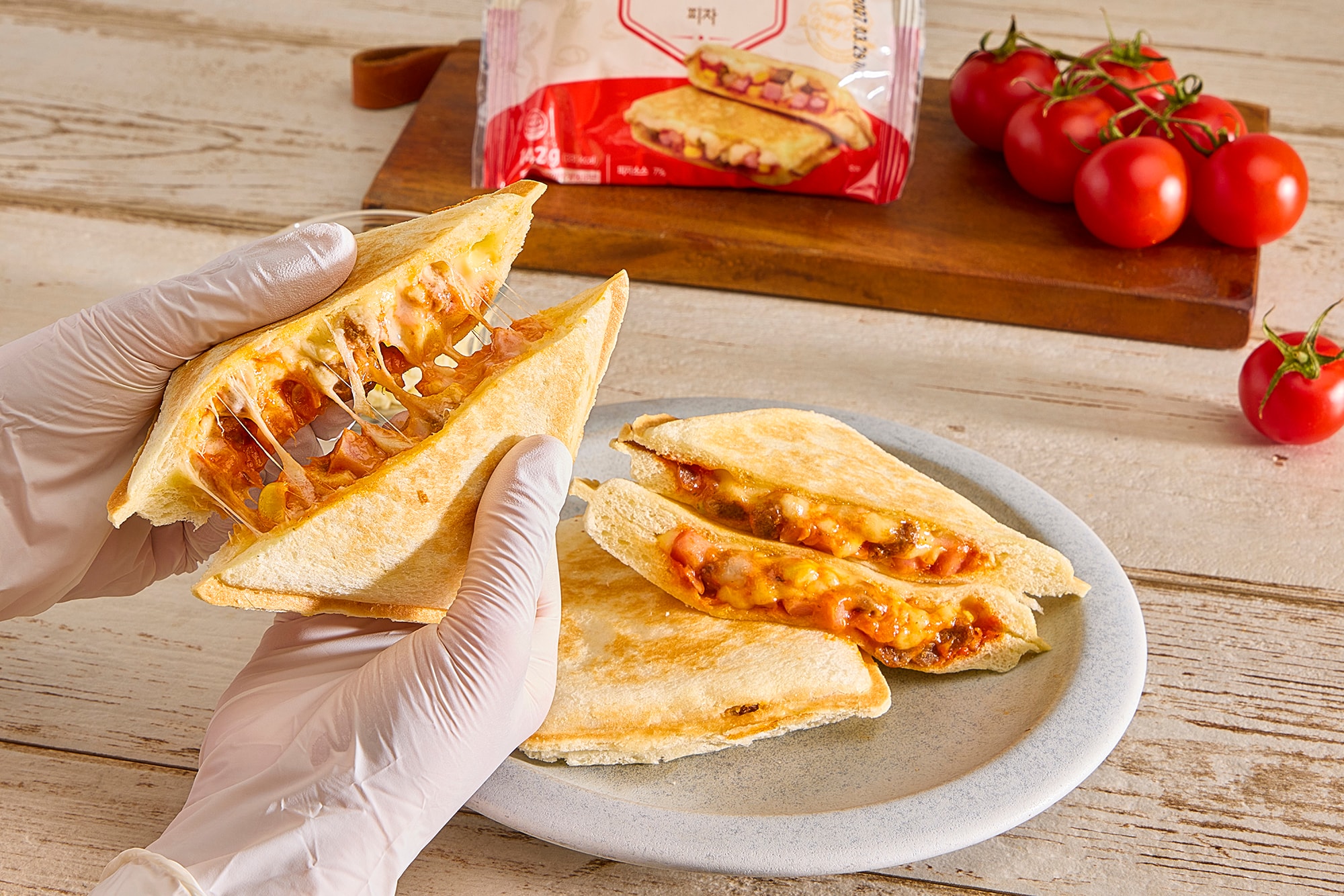 두 배로 맛있는 더블디 토스트 6개/9개묶음구성 (에그헴치즈/바질치즈/피자)
