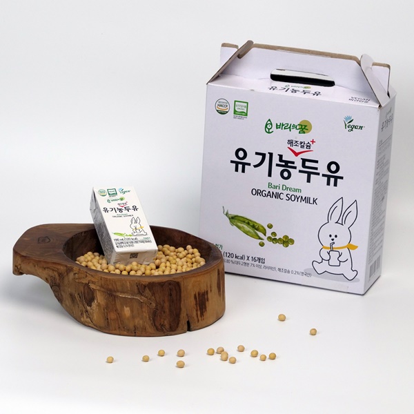 [담과]바리의꿈 해조칼슘 유기농 두유190ml 16/32/ 48/64/80팩
