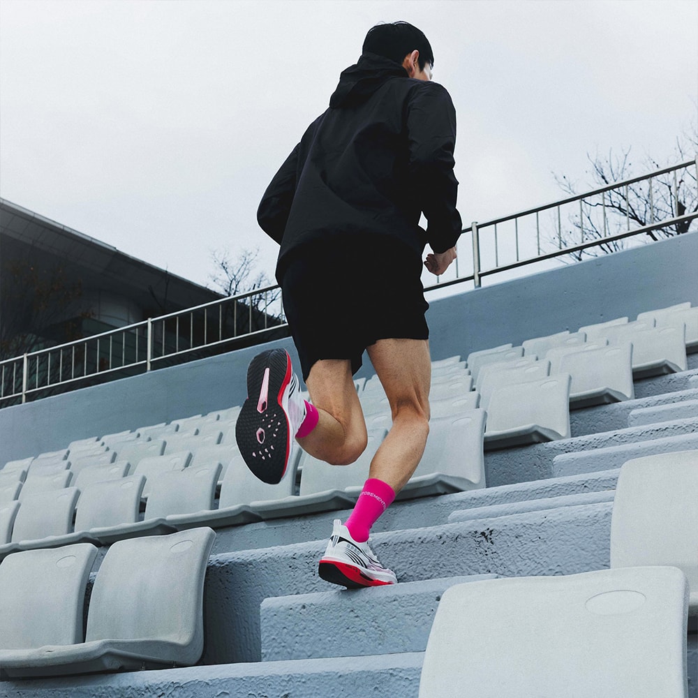 러닝 양말 Running Pro 미들 쿠션