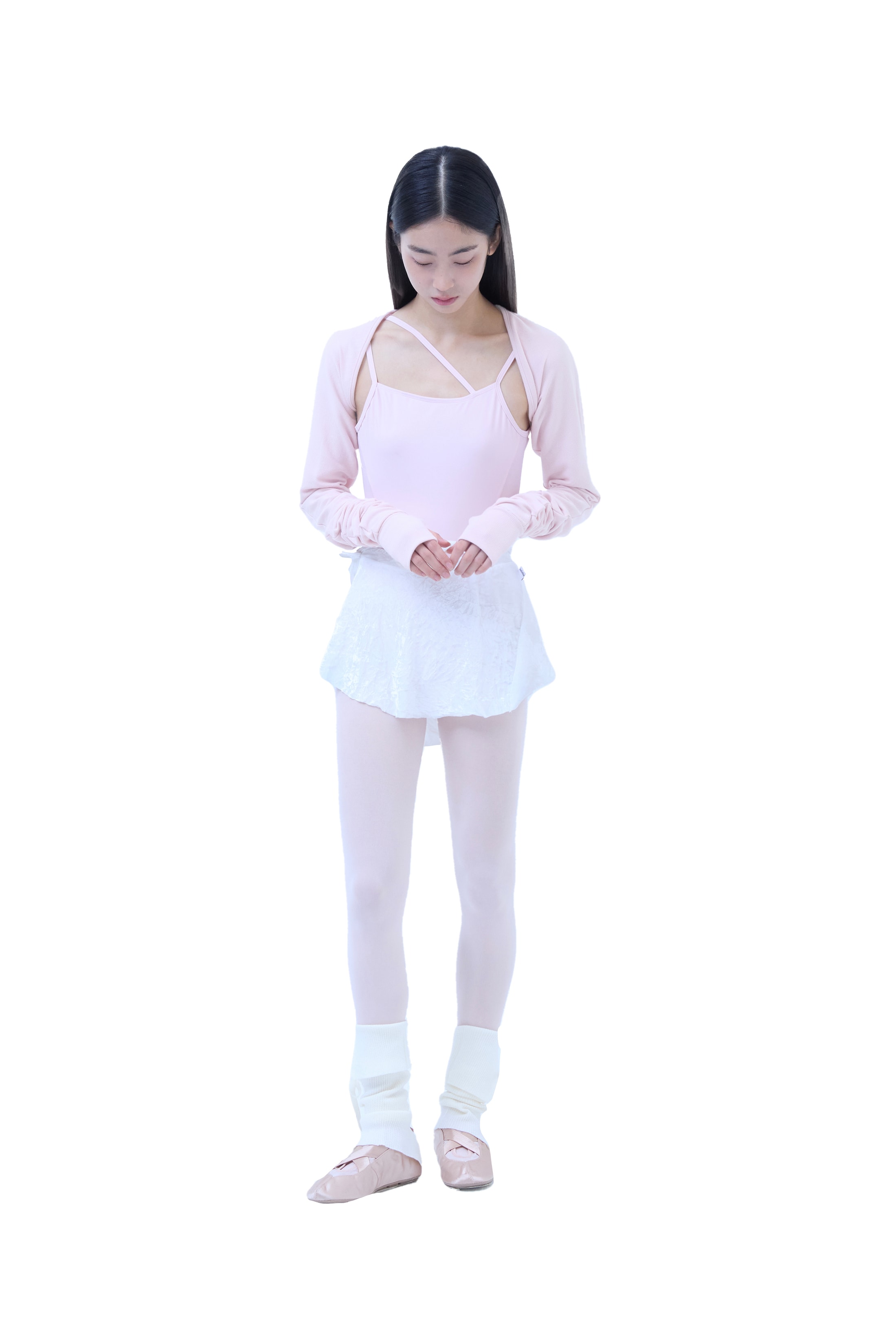 New Extra Long Sleeve Shrug _ Barbie Pink