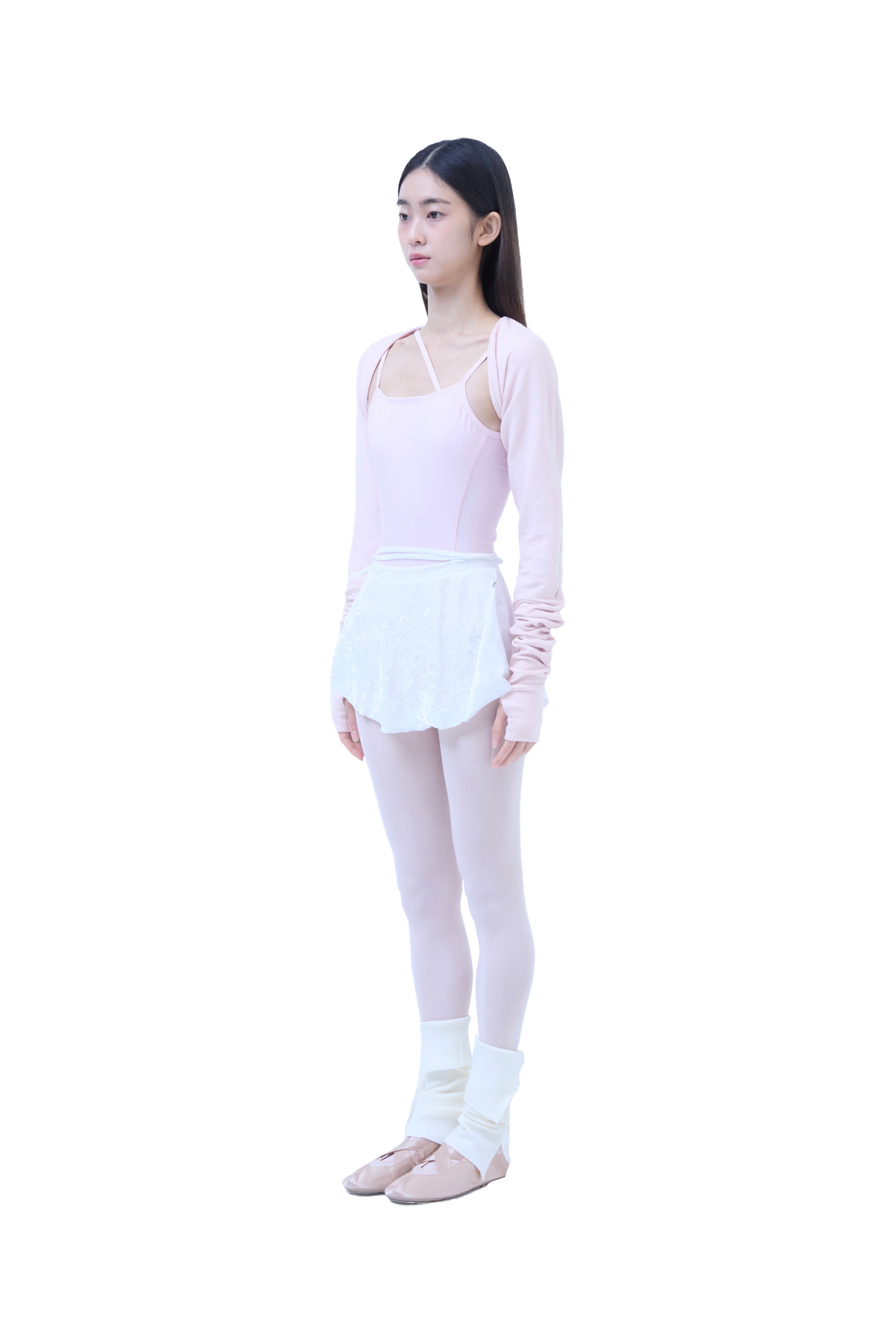 New Extra Long Sleeve Shrug _ Barbie Pink