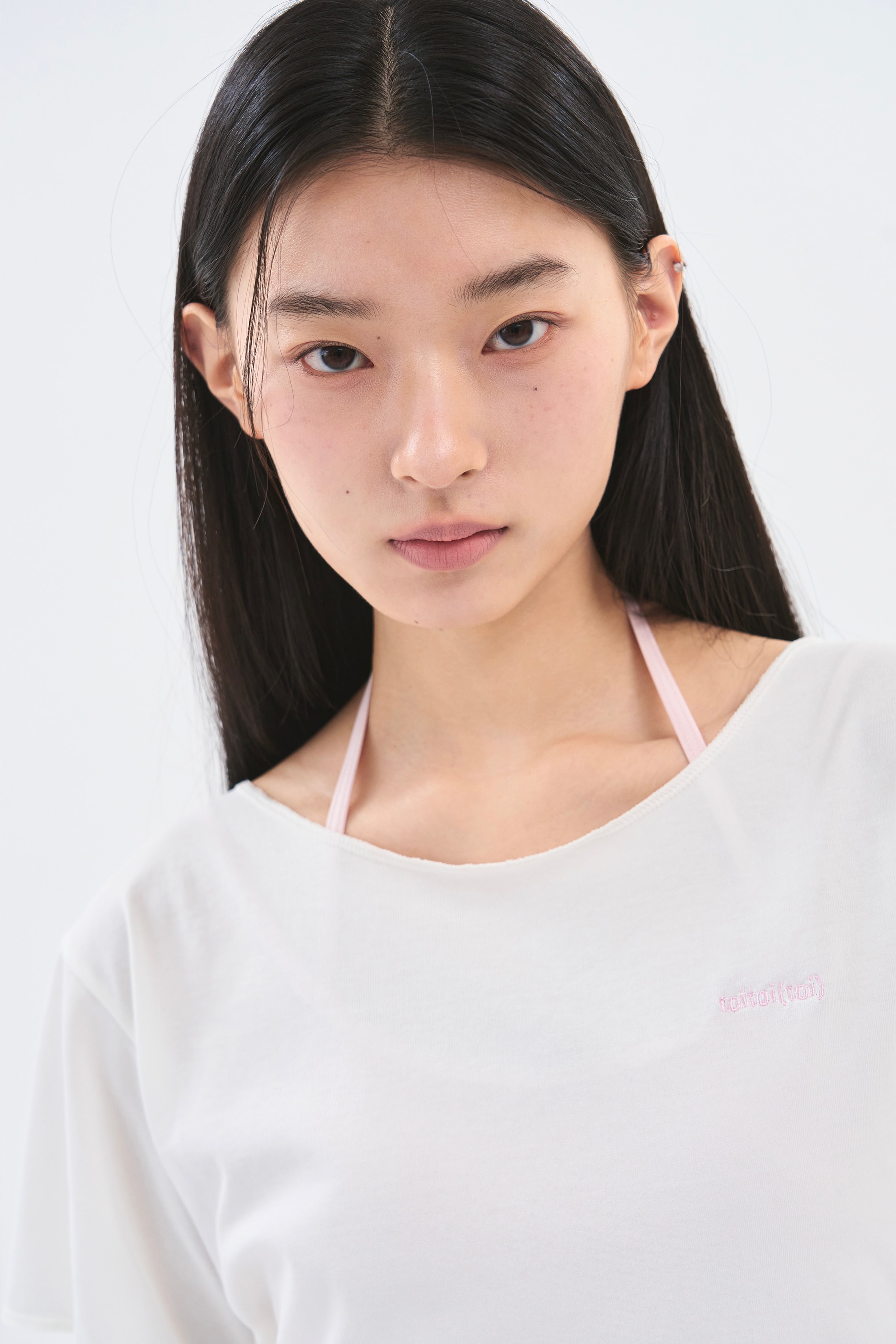 [4차 Reorder]Circle Back Crop Tee _ Off White