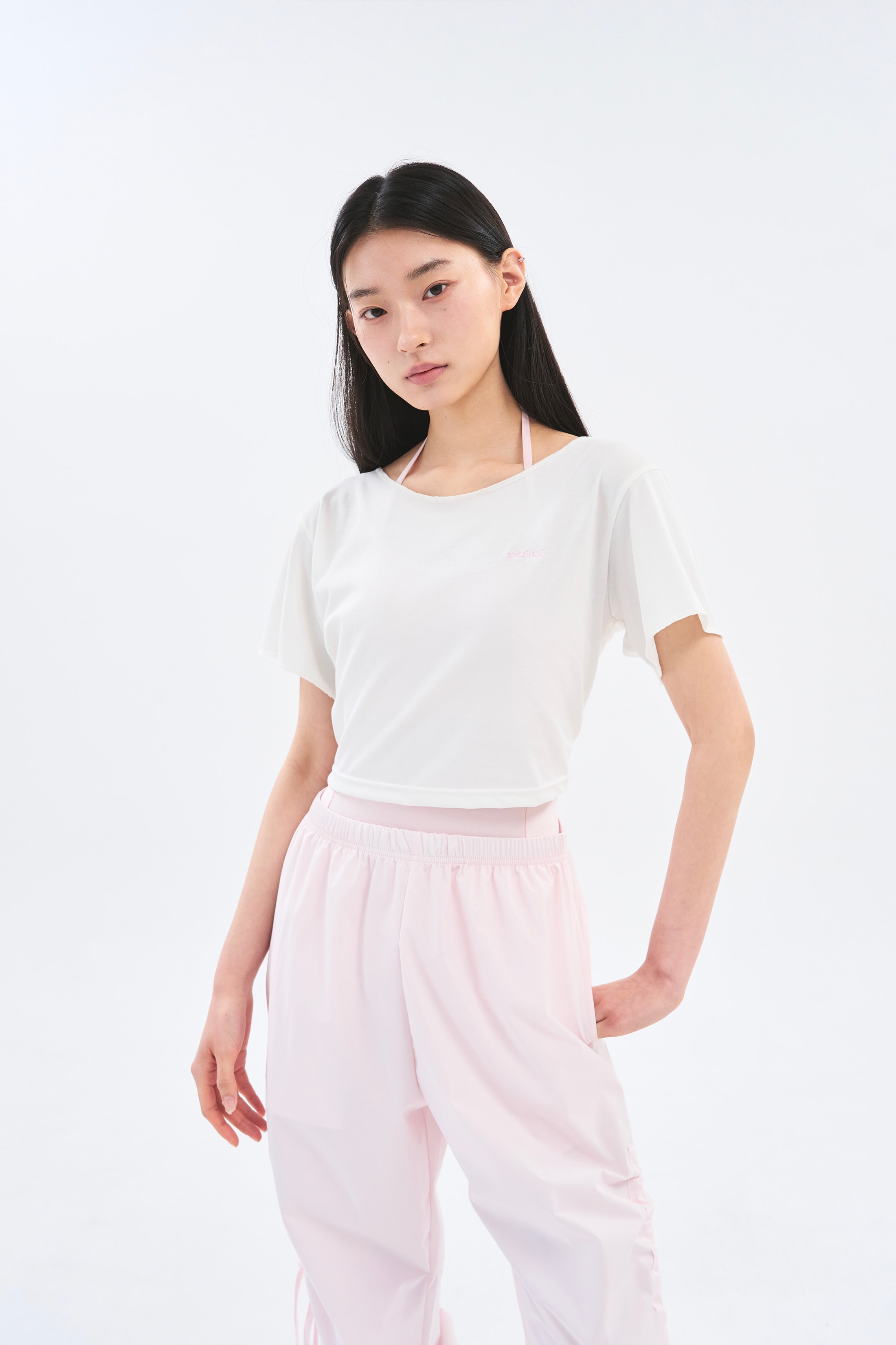 [4차 Reorder]Circle Back Crop Tee _ Off White