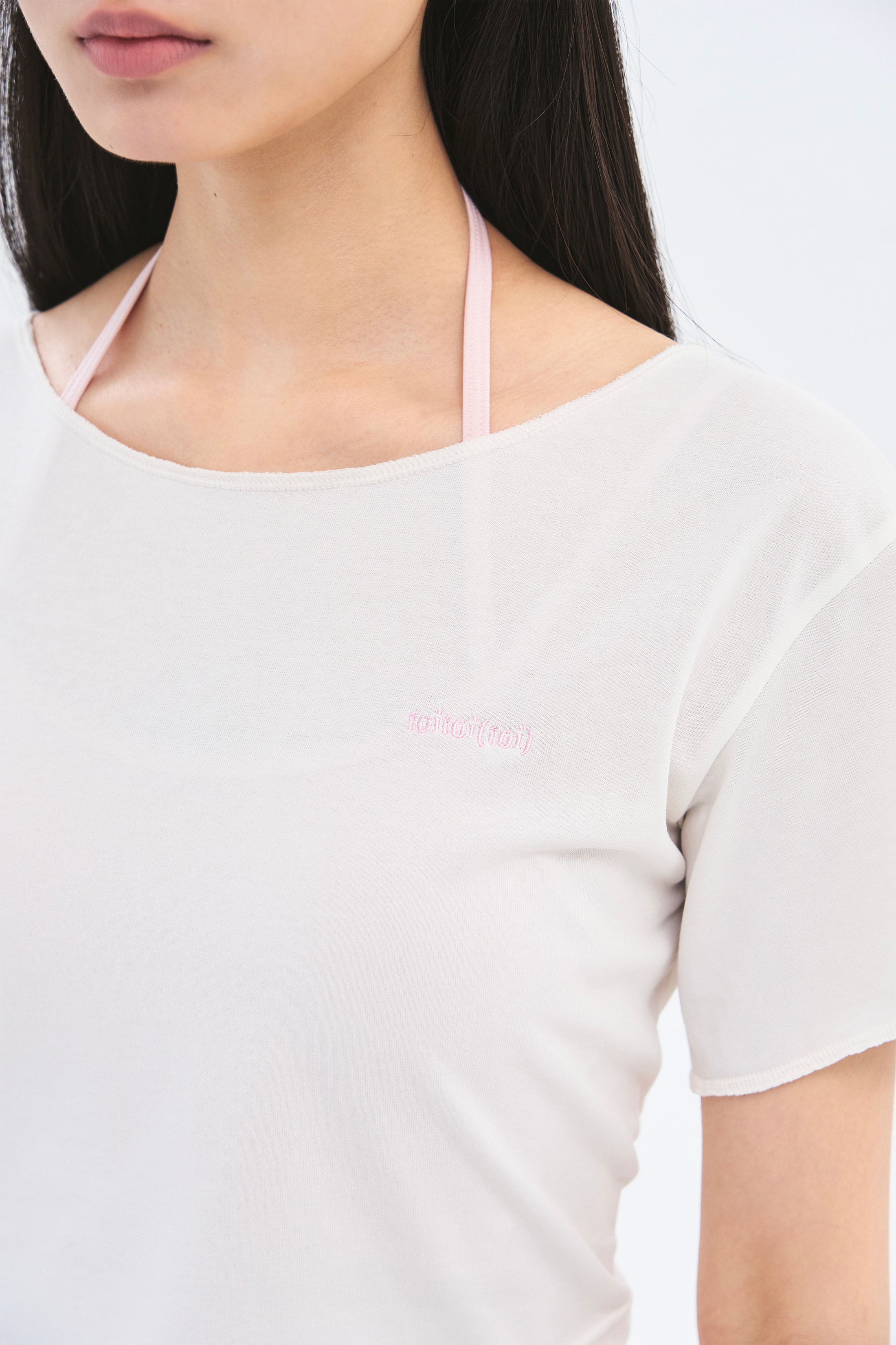 [4차 Reorder]Circle Back Crop Tee _ Off White