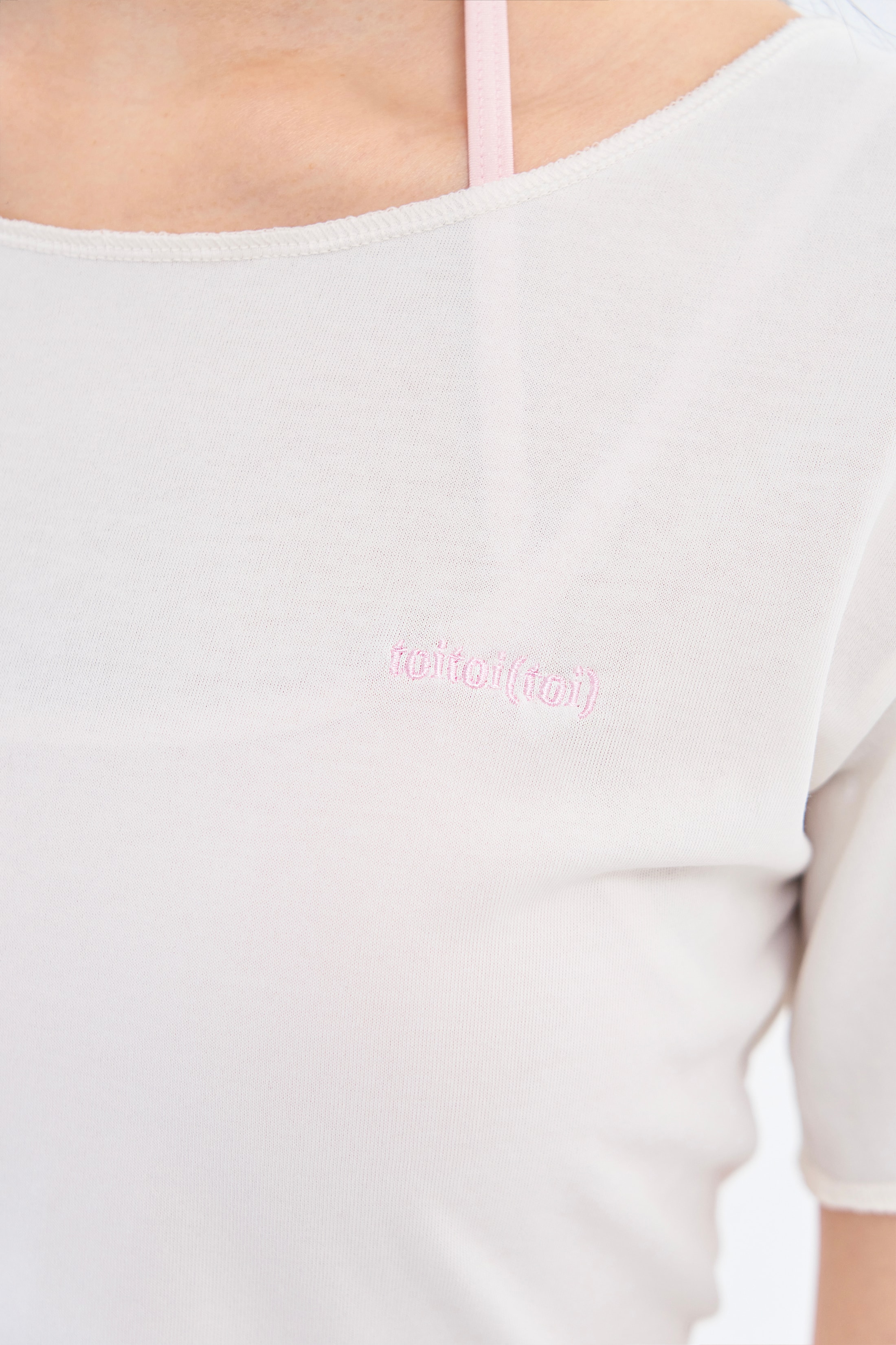 [4차 Reorder]Circle Back Crop Tee _ Off White