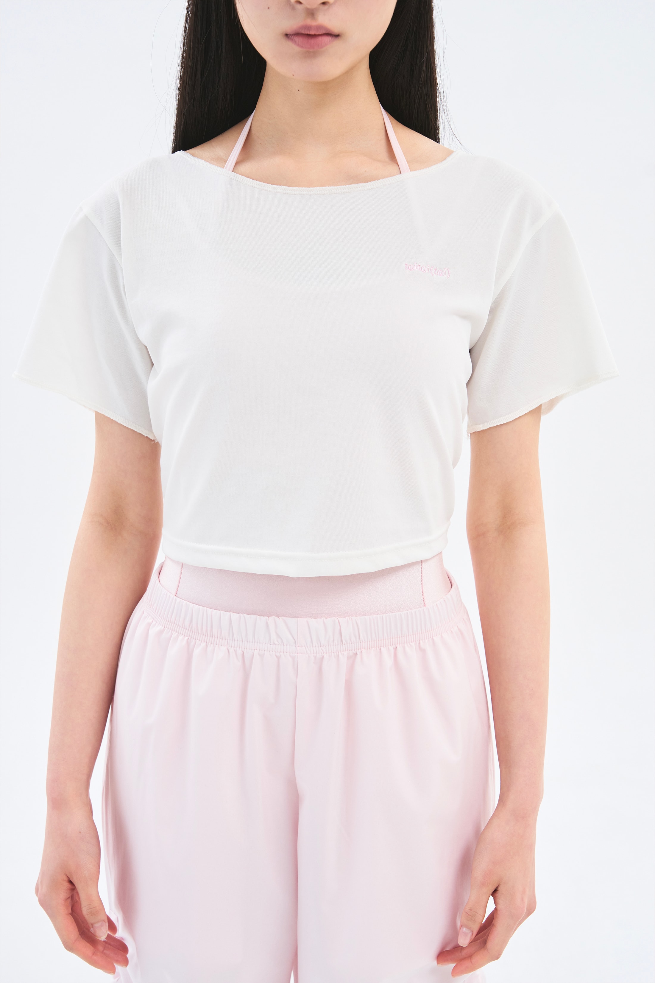 [4차 Reorder]Circle Back Crop Tee _ Off White
