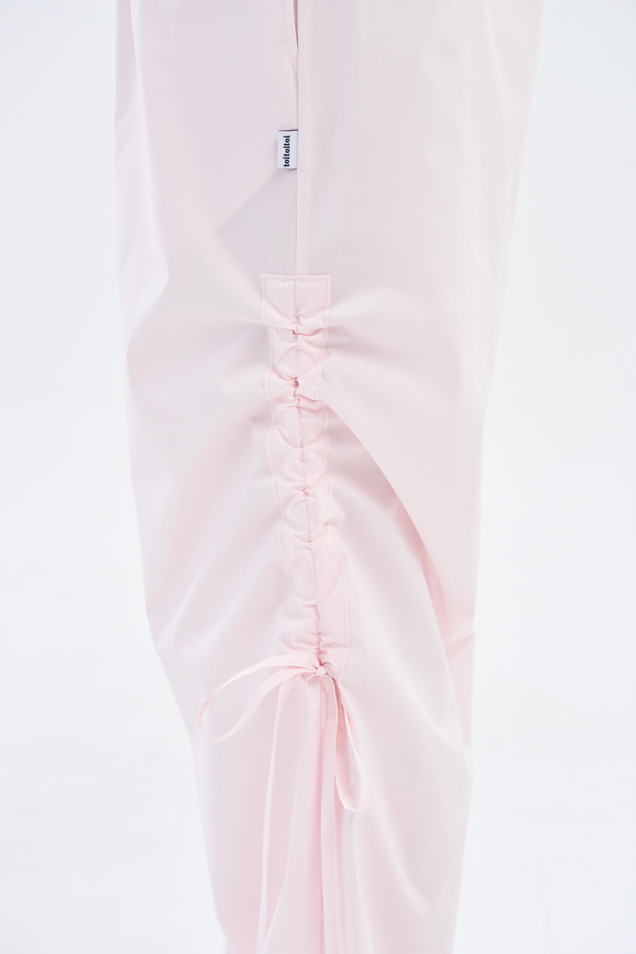 [Reorder]Bow Warm-up Pants _ Light Pink