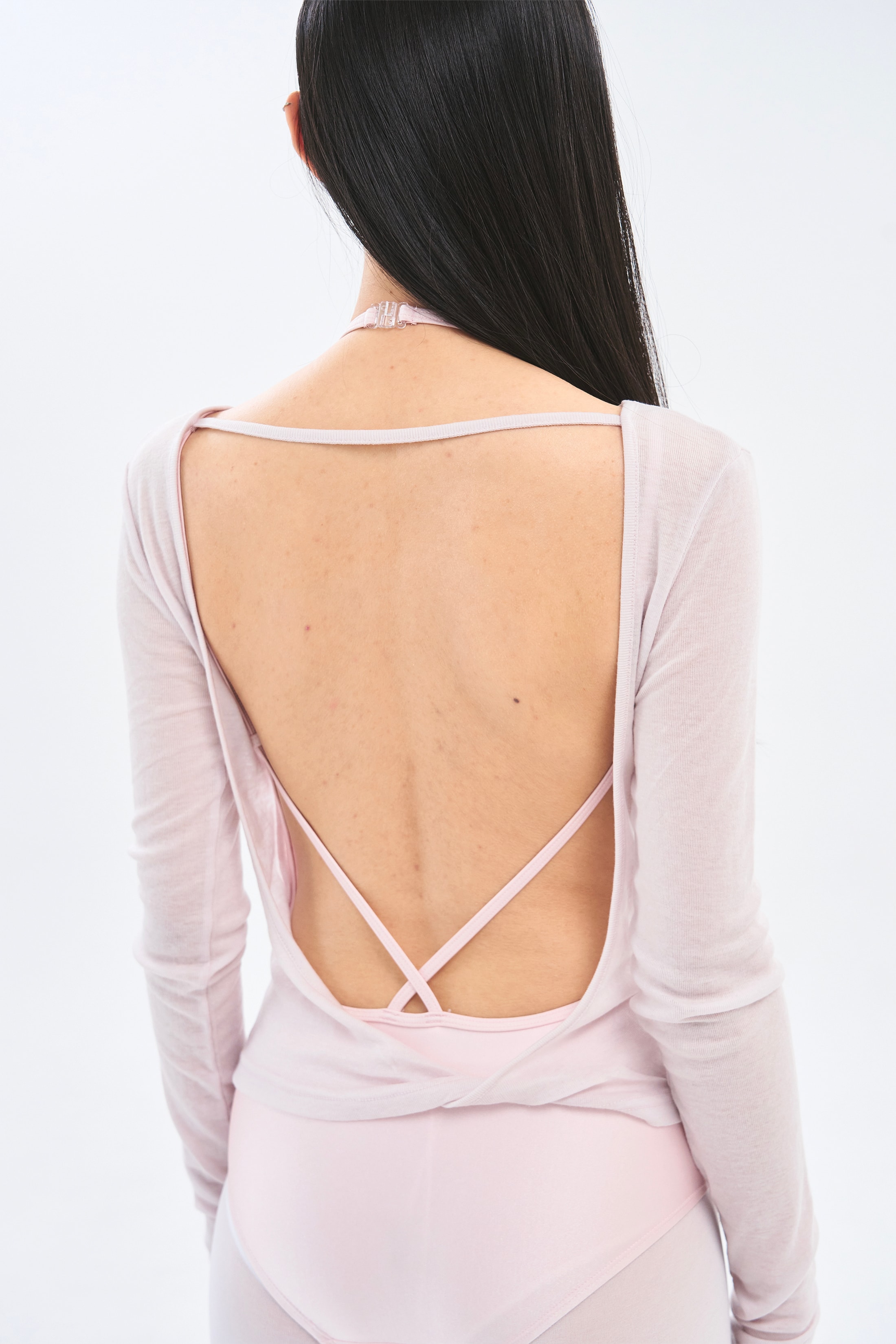[3차 Reorder|9월4째주 순차예약발송]Twist Back Tee _ Soft Pink