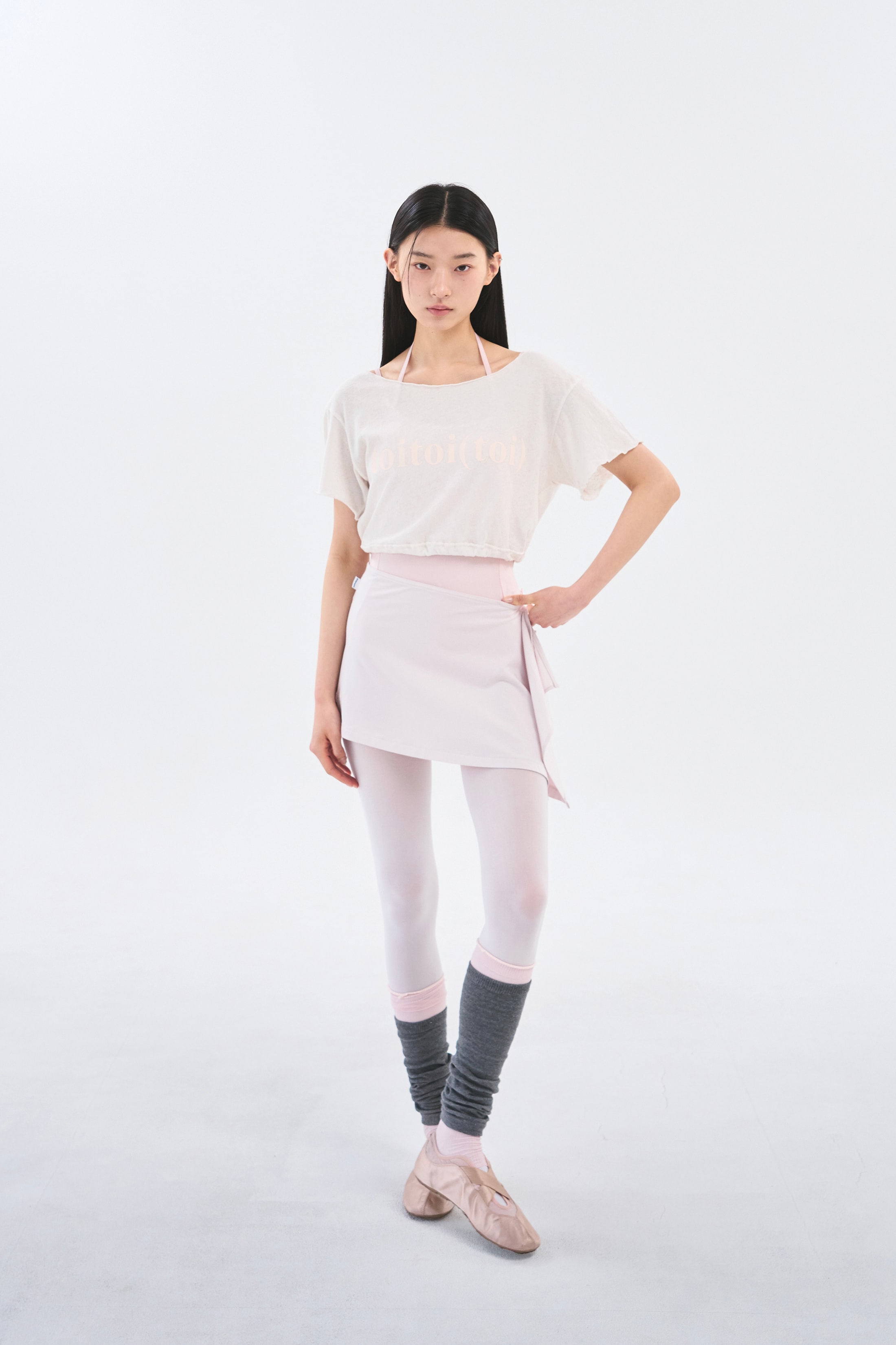 [3차 Reorder]Sparkling Crop Tee _ Vanilla Beige