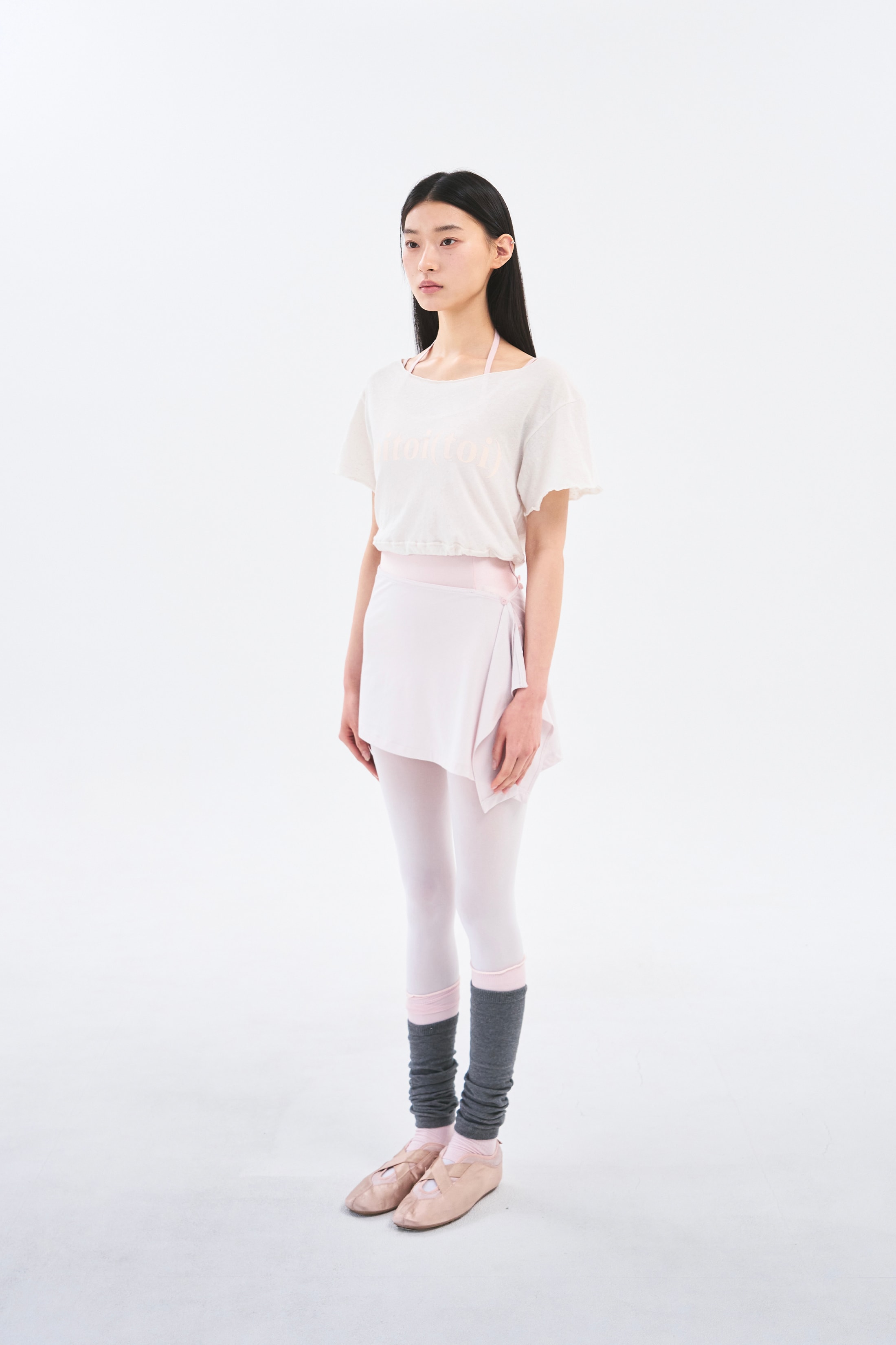 [3차 Reorder]Sparkling Crop Tee _ Vanilla Beige